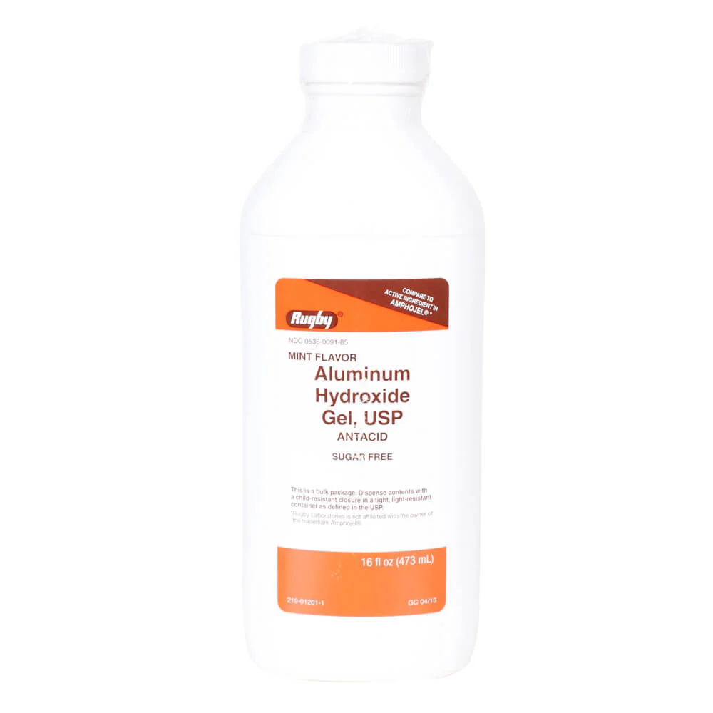 Rx Aluminum Hydroxide (Generic) Gel for Dogs & Cats, Mint Flavor - Image 1