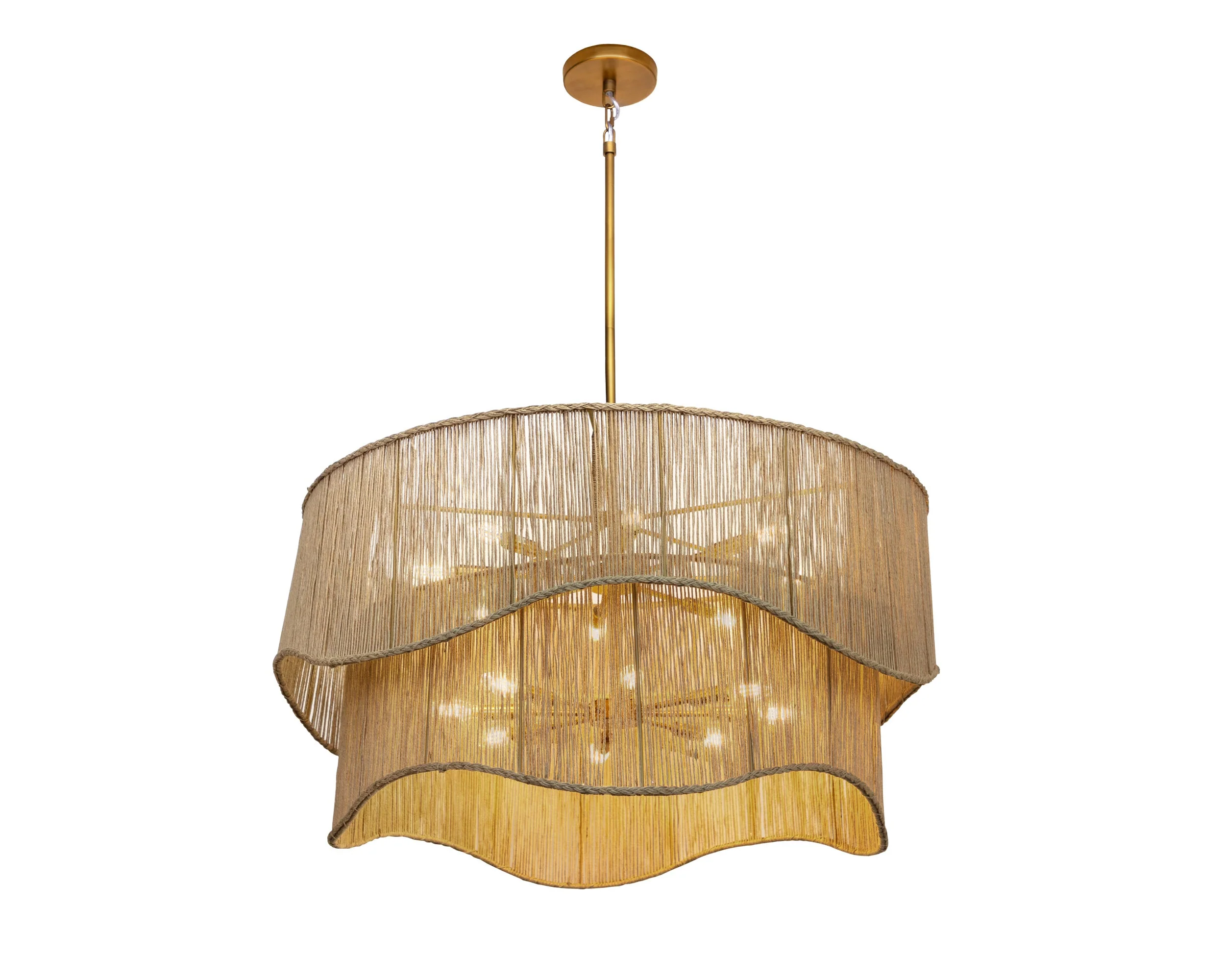 Rhine Chandelier - Natural Jute - Image 2