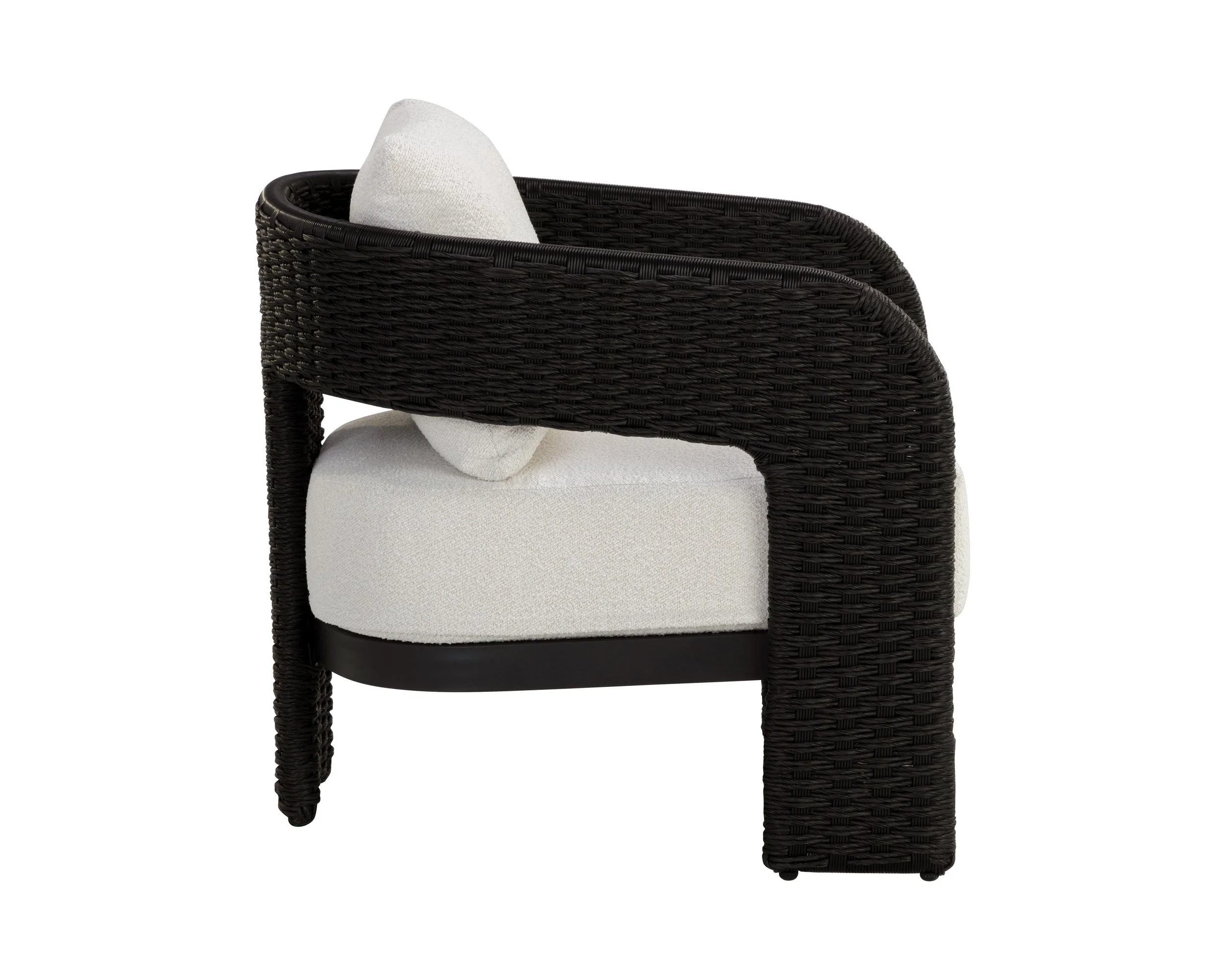 Pylos Lounge Chair - Black - Louis Cream - Image 3
