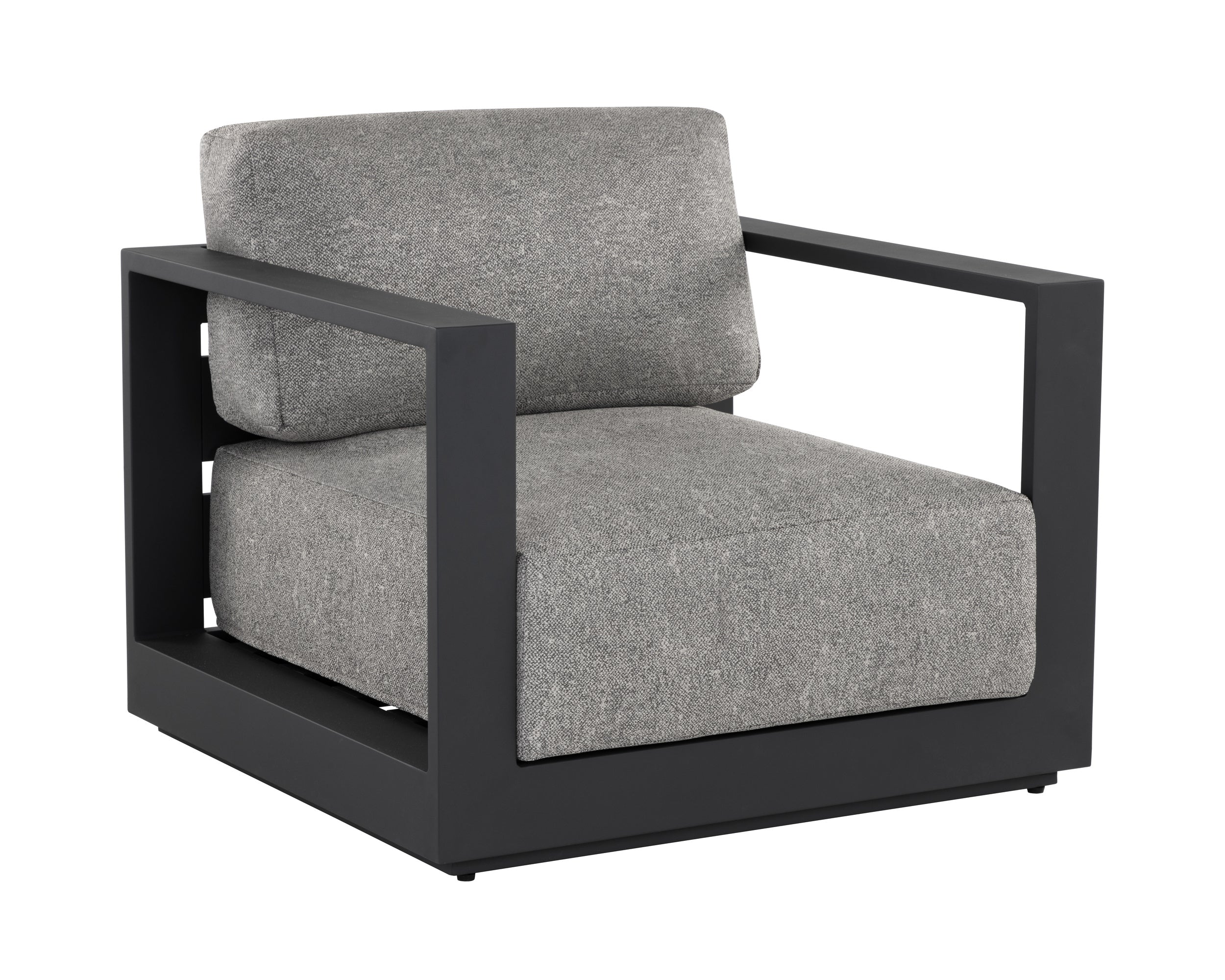 Tavira Armchair - Charcoal - Lanikai Salt And Pepper - Image 2