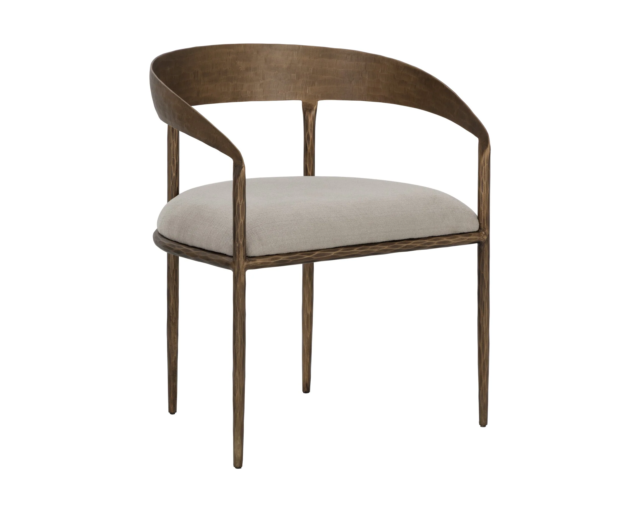 Zanatta Dining Armchair – Zenith Taupe Grey