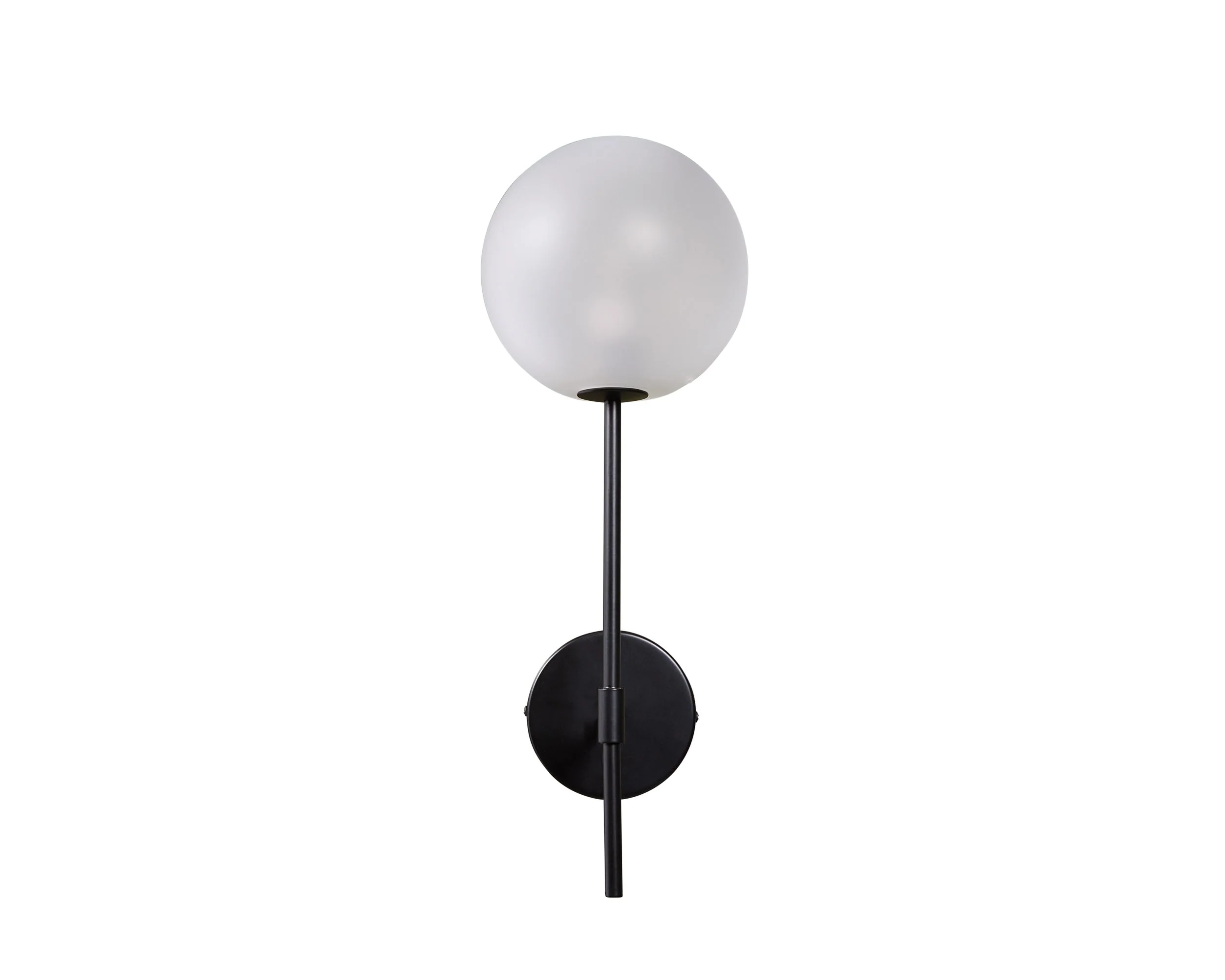 Izora Sconce - Black - Frosted - Image 2