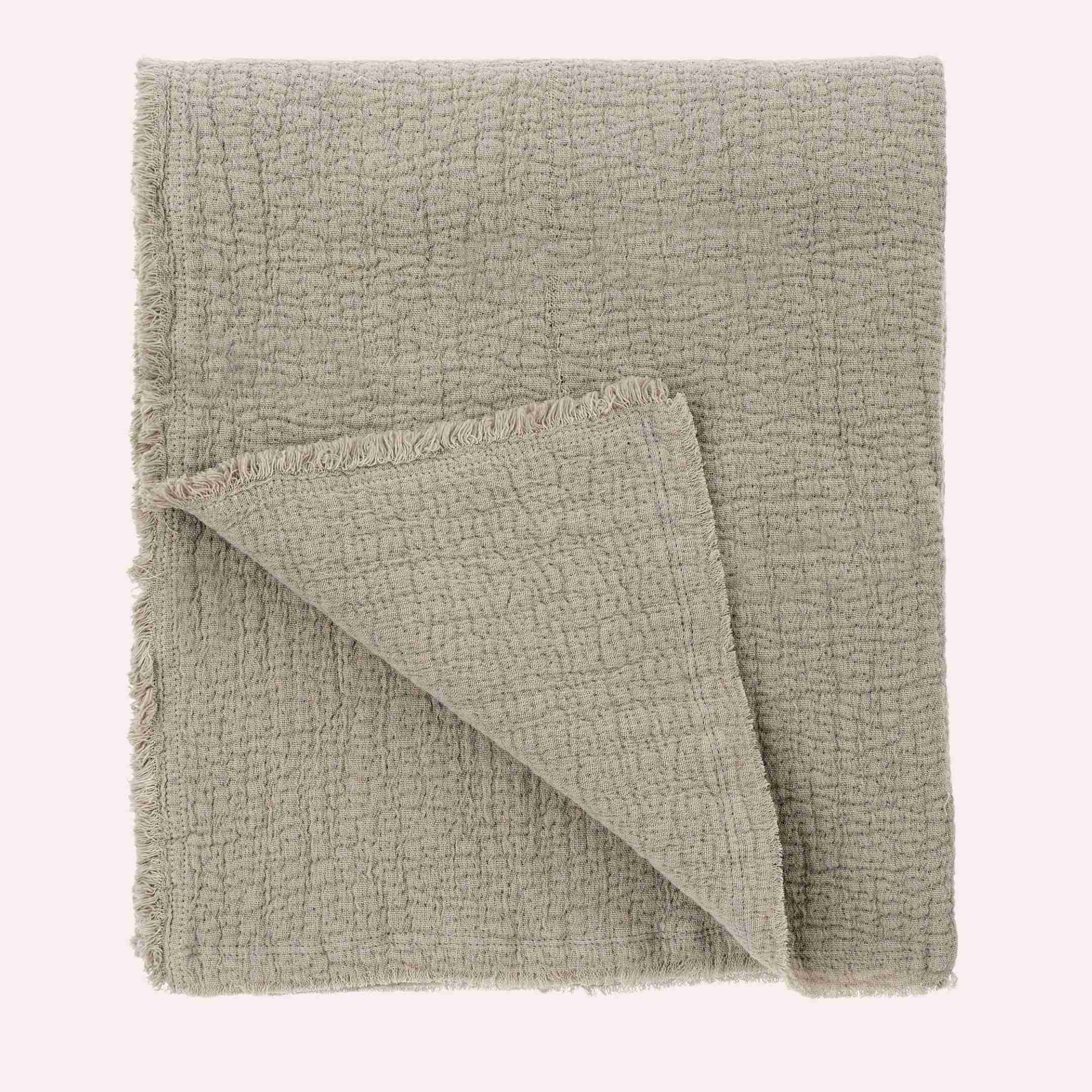 Malabar Throw Blanket Stone