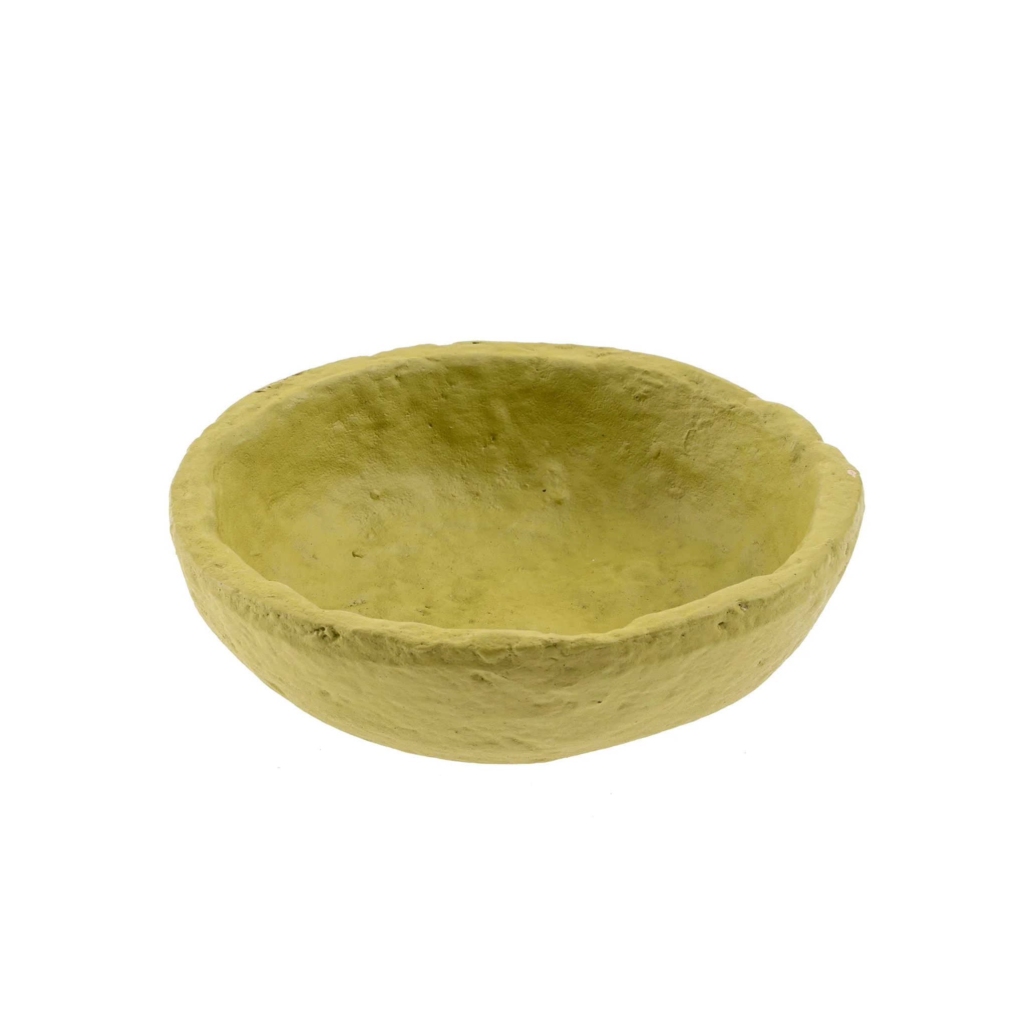Paper Mache Mini Bowl, Green - Image 1