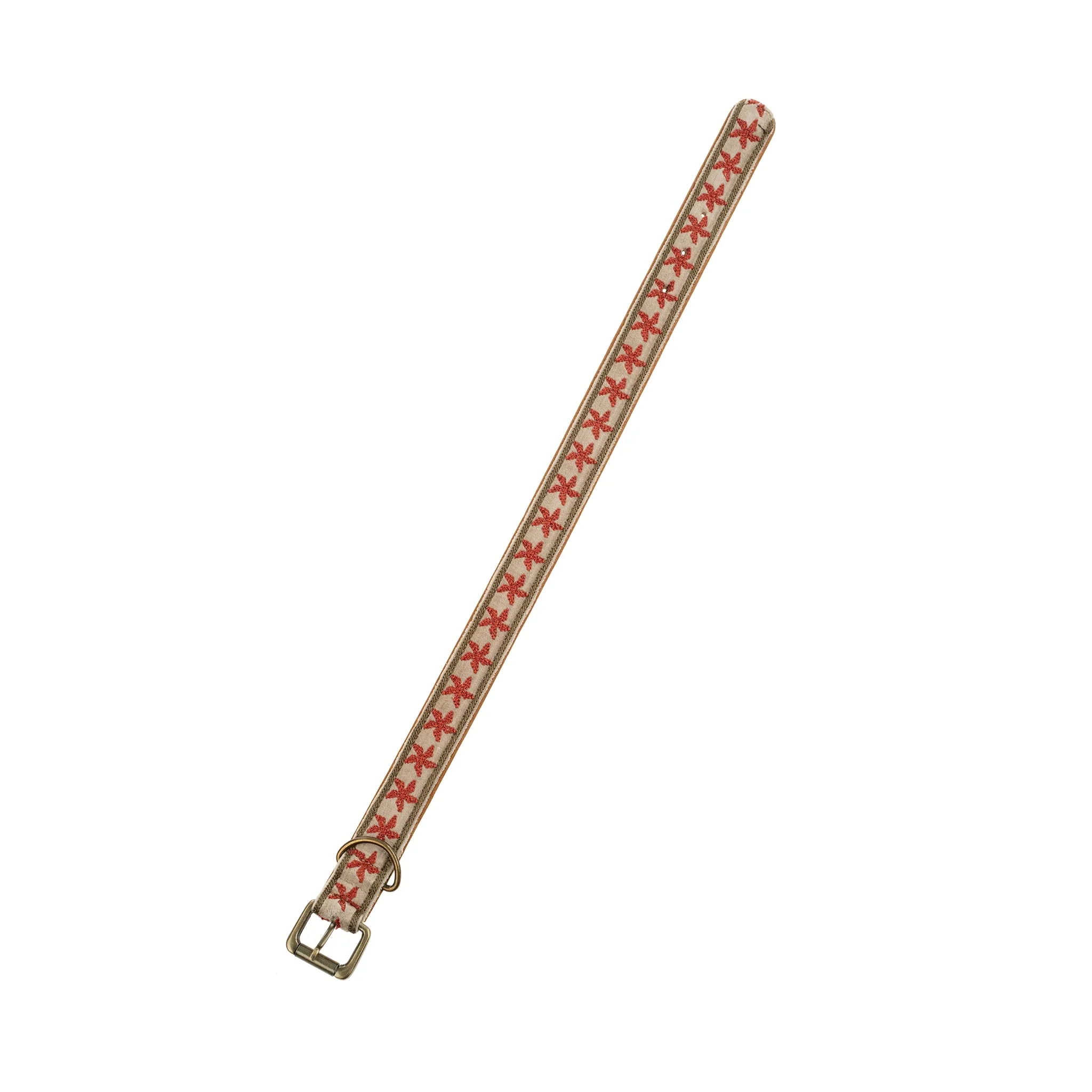 Finch Embroidered Dog Collar M - Image 1