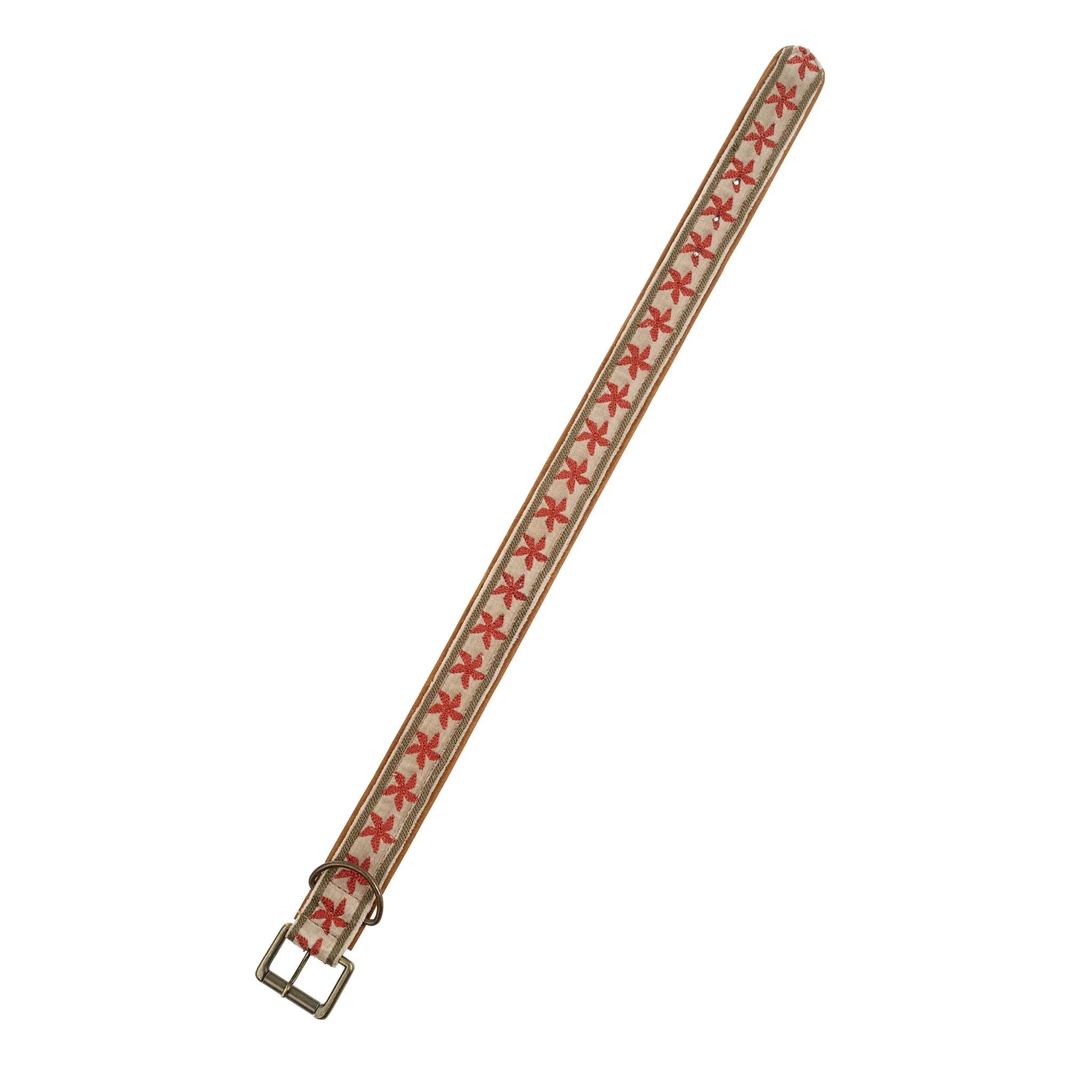 Finch Embroidered Dog Collar L - Image 1