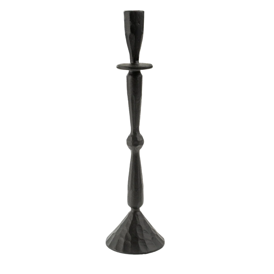 Imani Candle Holder L, Black - Image 3