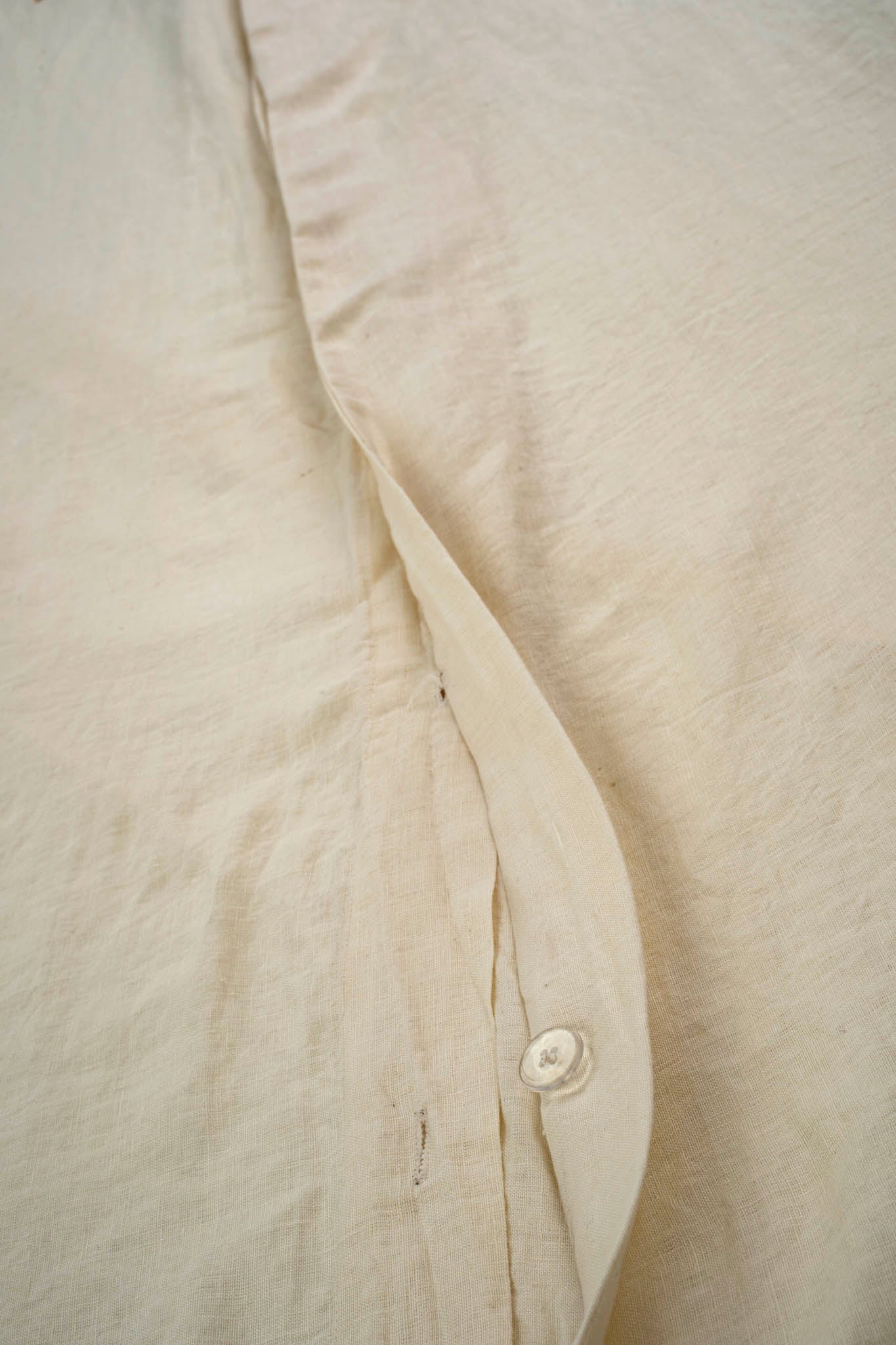 Reverie Linen Queen Duvet Set Ivory - Image 3