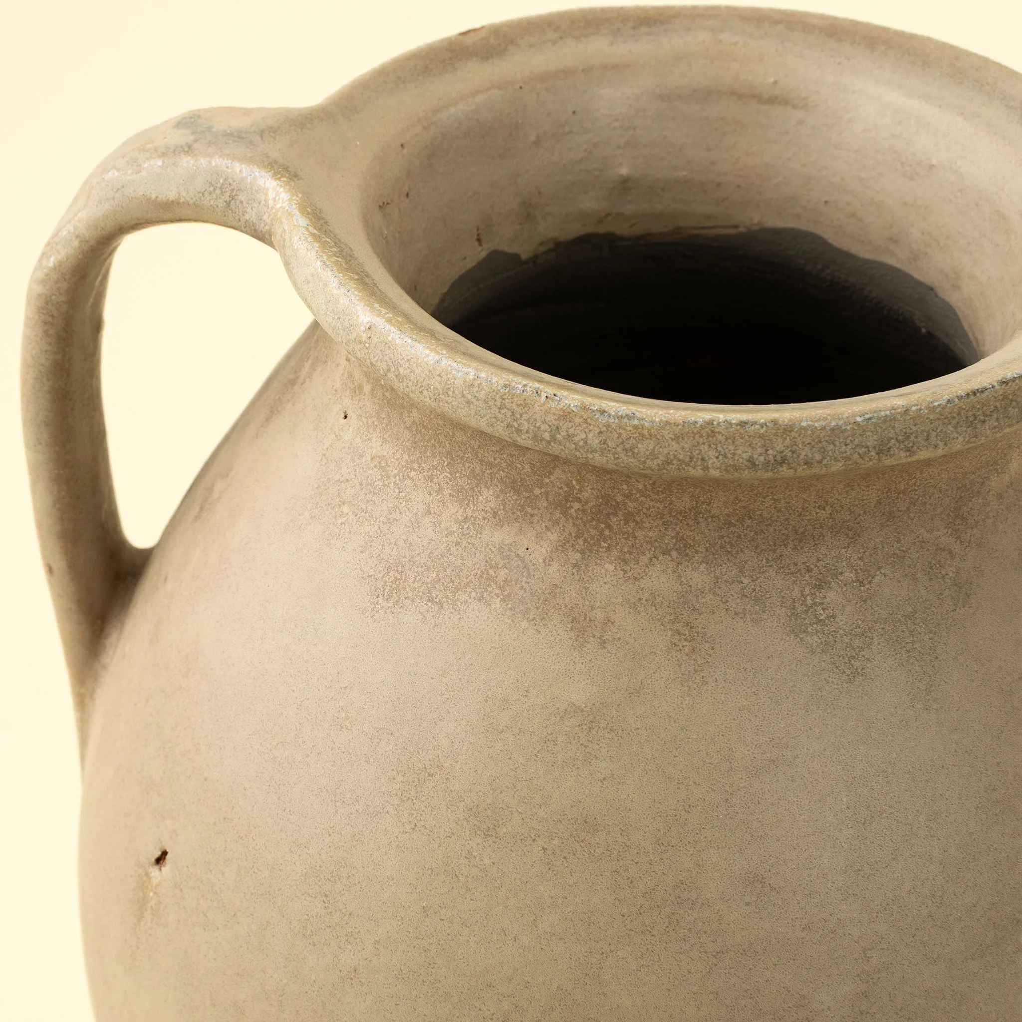 Rhodes Pitcher Vase L, Reactive Brown - Image 3
