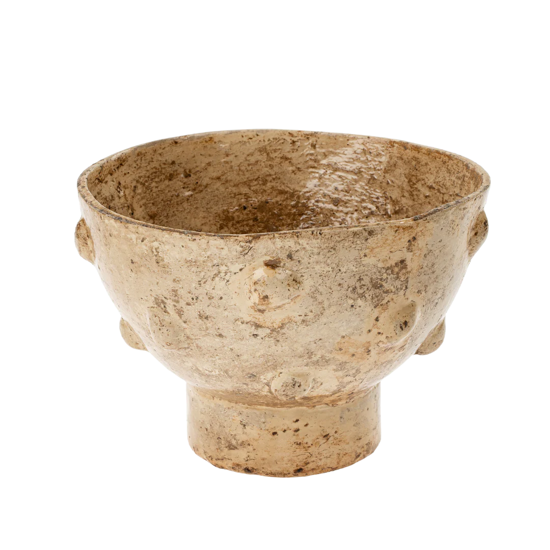 Curio Paper Mache Polka Vase - Image 1