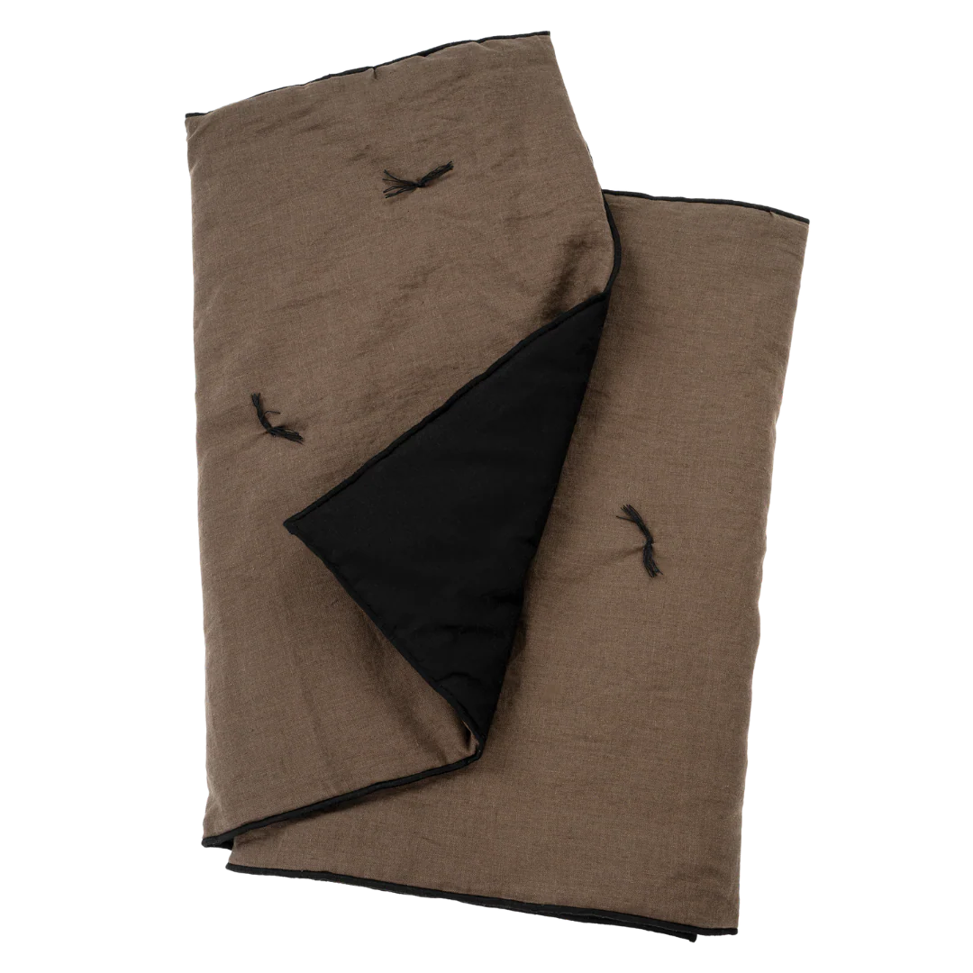 Linen French Mattress Espresso - Image 2