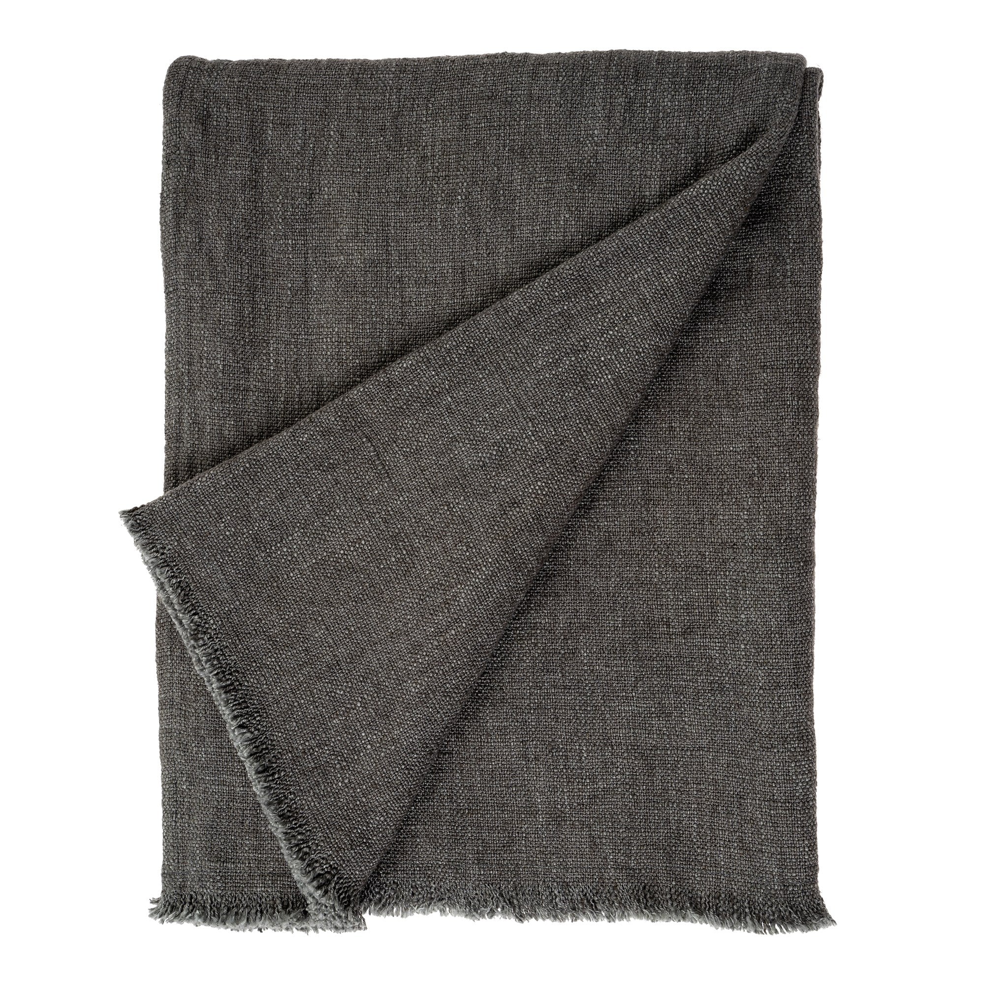 Selena Linen End of Bed Blanket | Overstock - Image 1