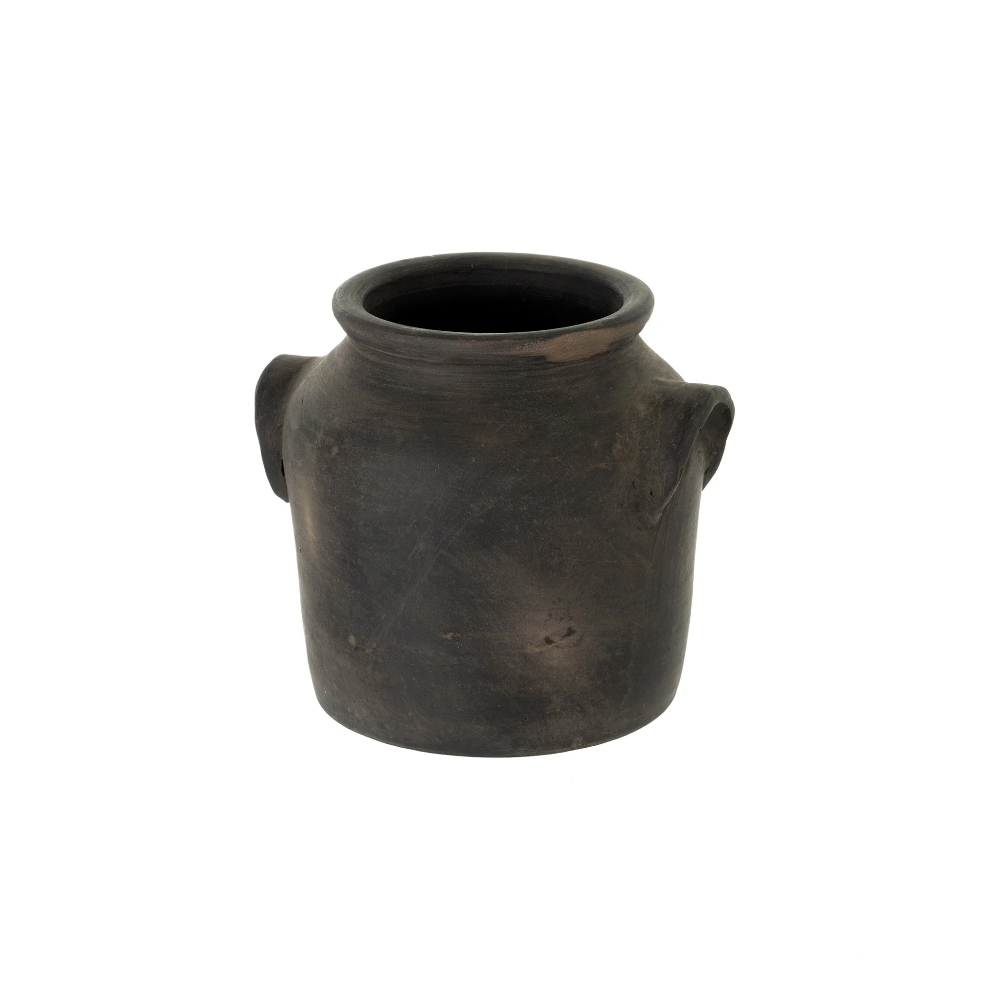 Metope Burnt Terracotta Urn - Image 3