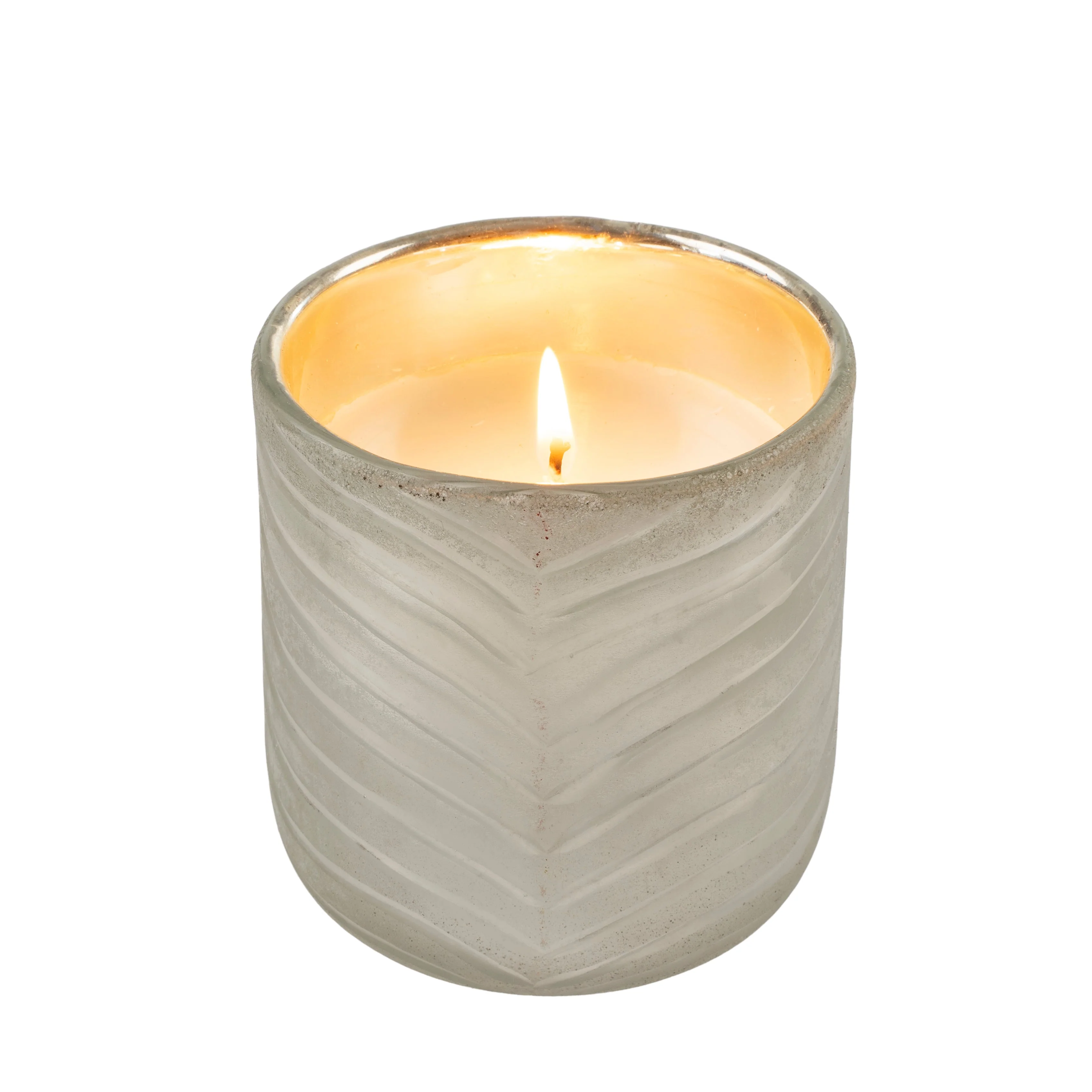 Silver Leaf Candle – Amber Spruce