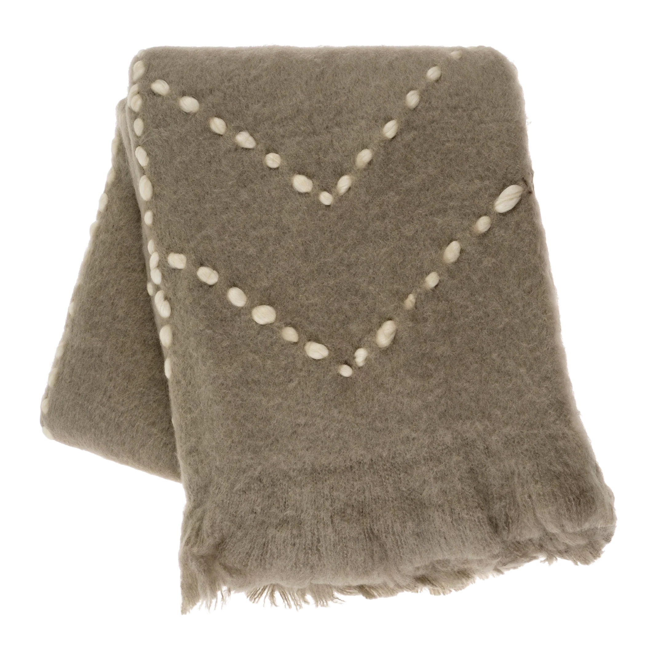 Kristiansand Wool Blend Throw - Image 1