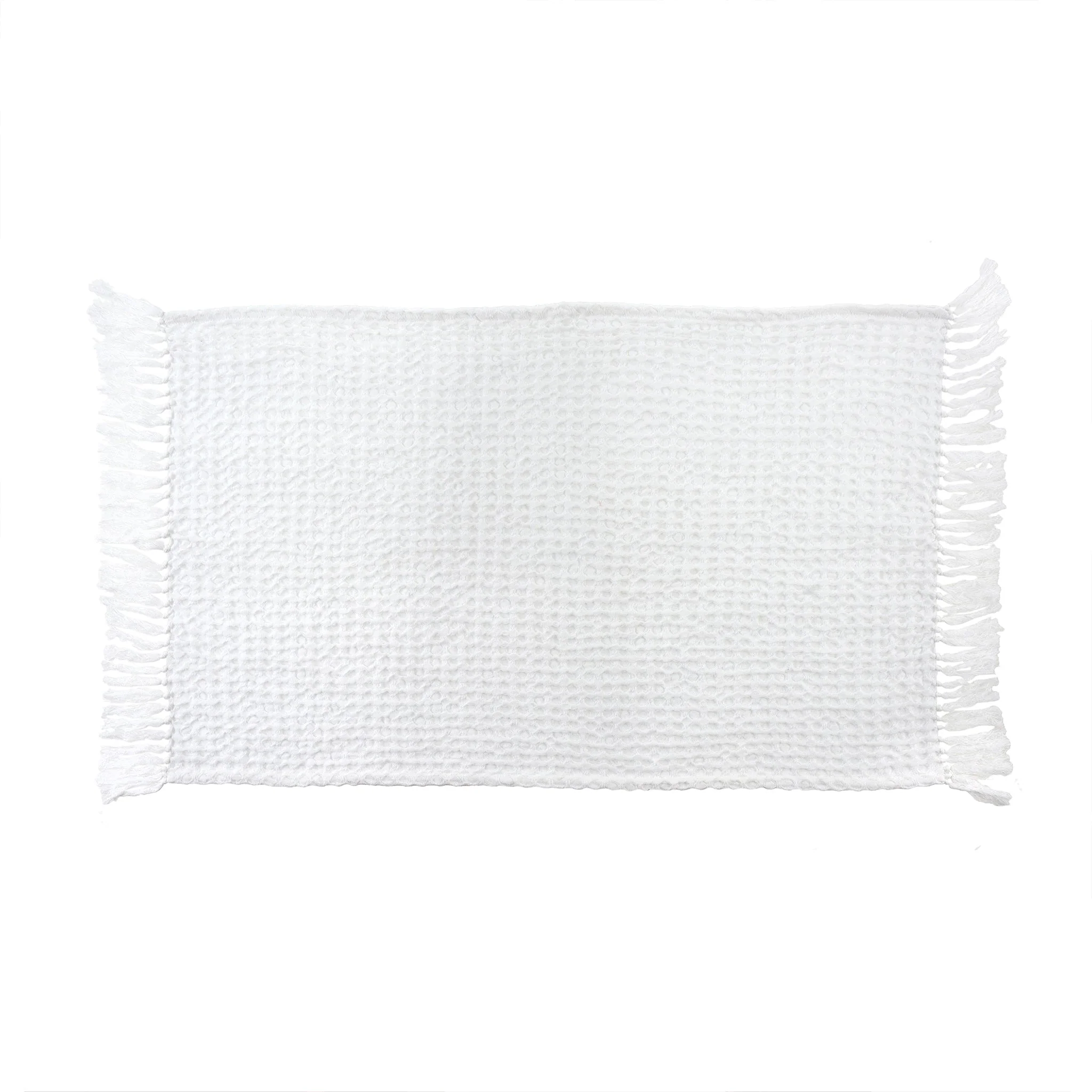 Waffle Hand Towel, White - Image 2