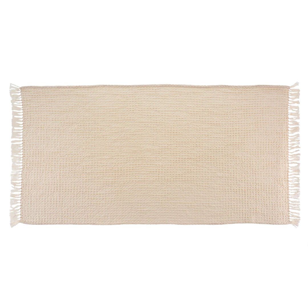 Waffle Bath Towel, Natural