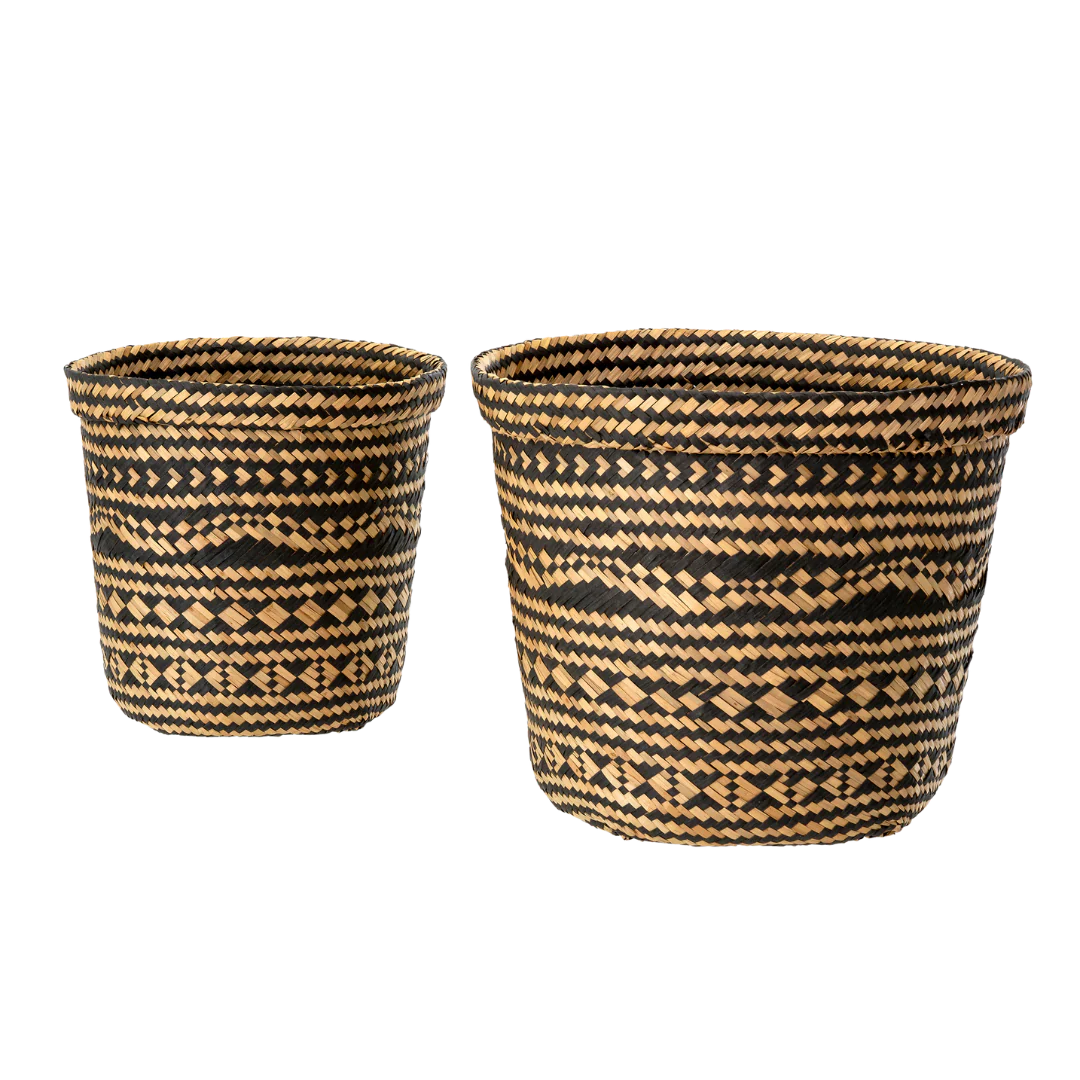 Cleo Baskets S/2, Black - Image 2