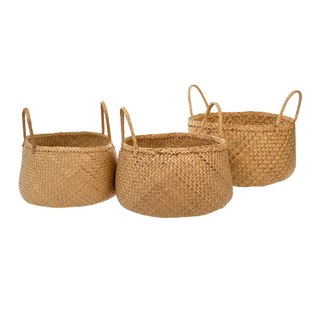 Sable Seagrass Baskets S/3 - Image 2