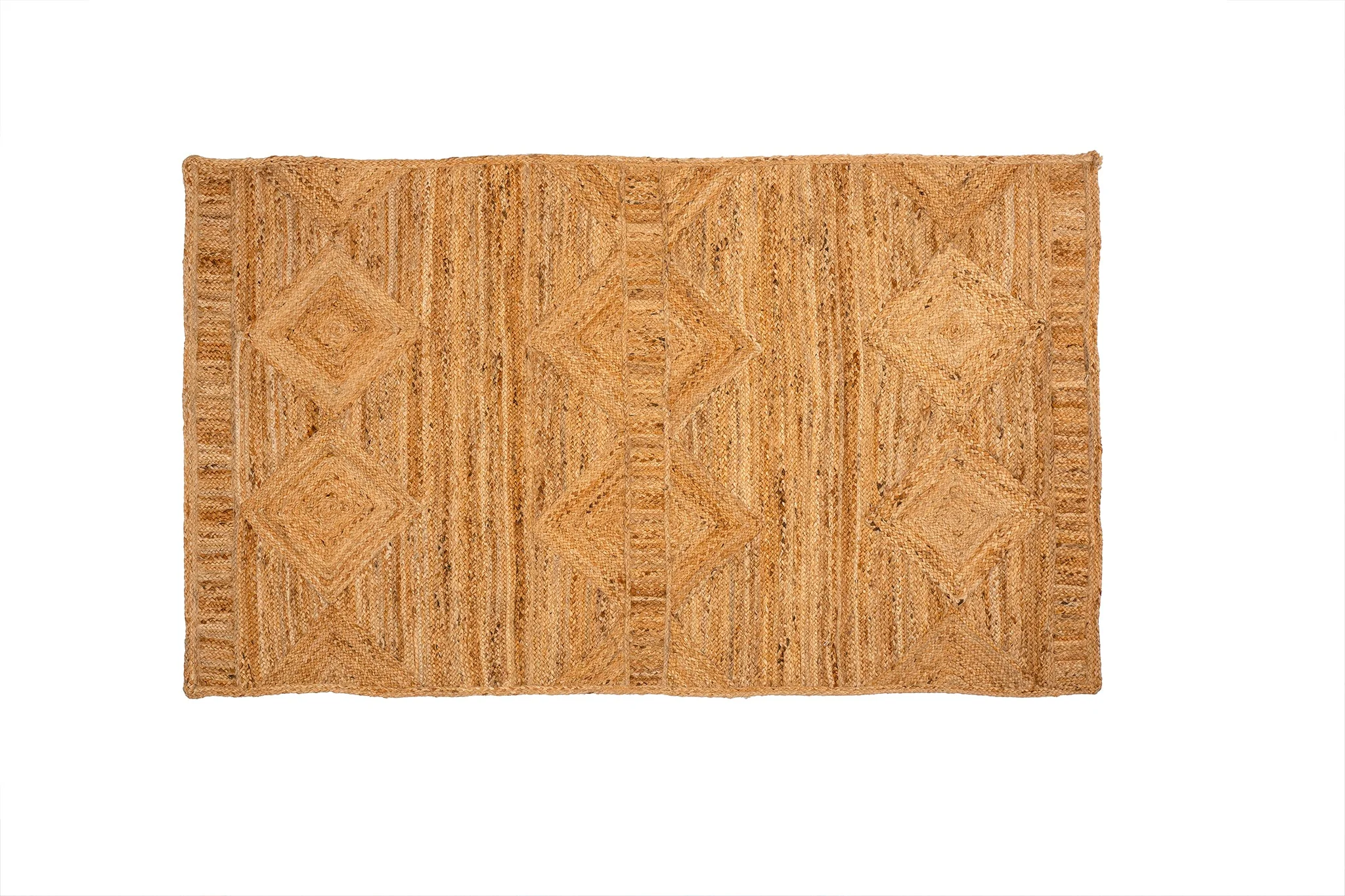 Jute Diamond Rug - 5x7 - Image 1