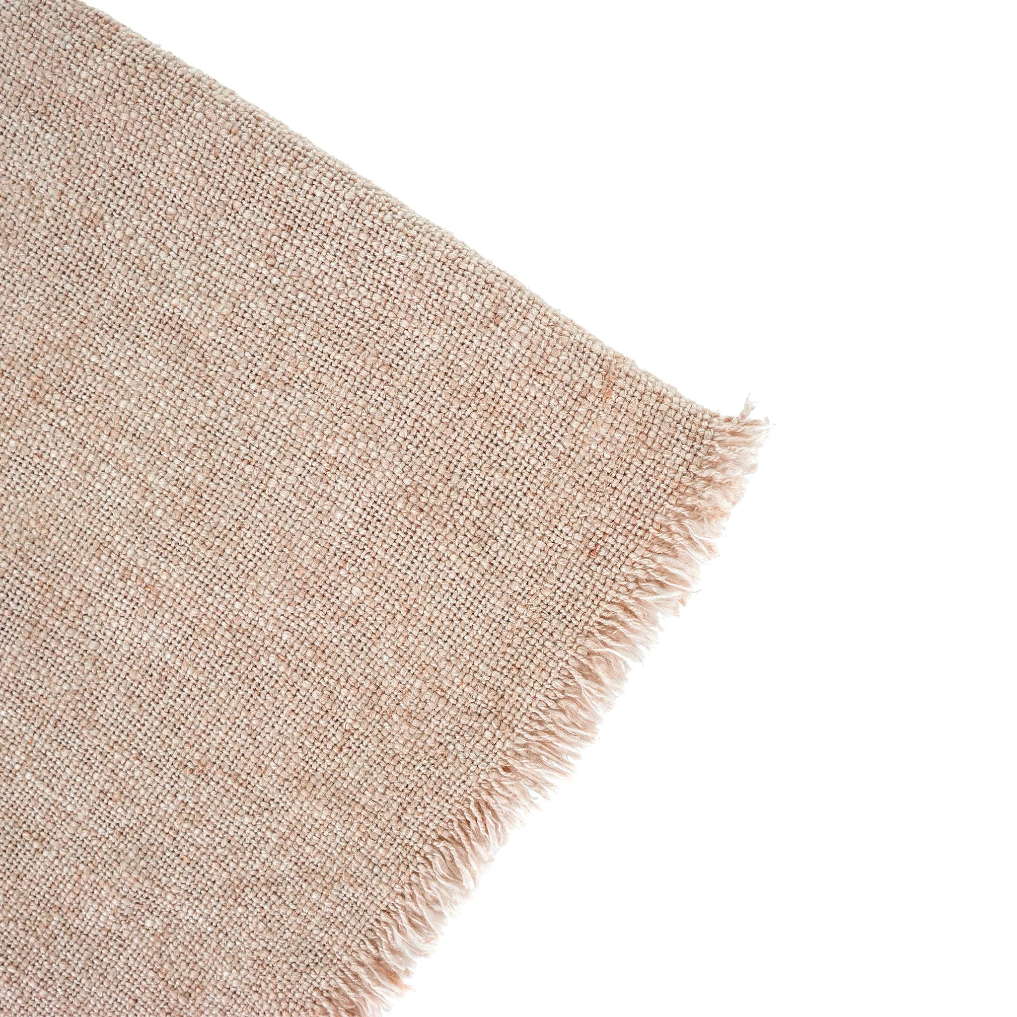 Selena Linen End of Bed Blanket, Blush - Image 2