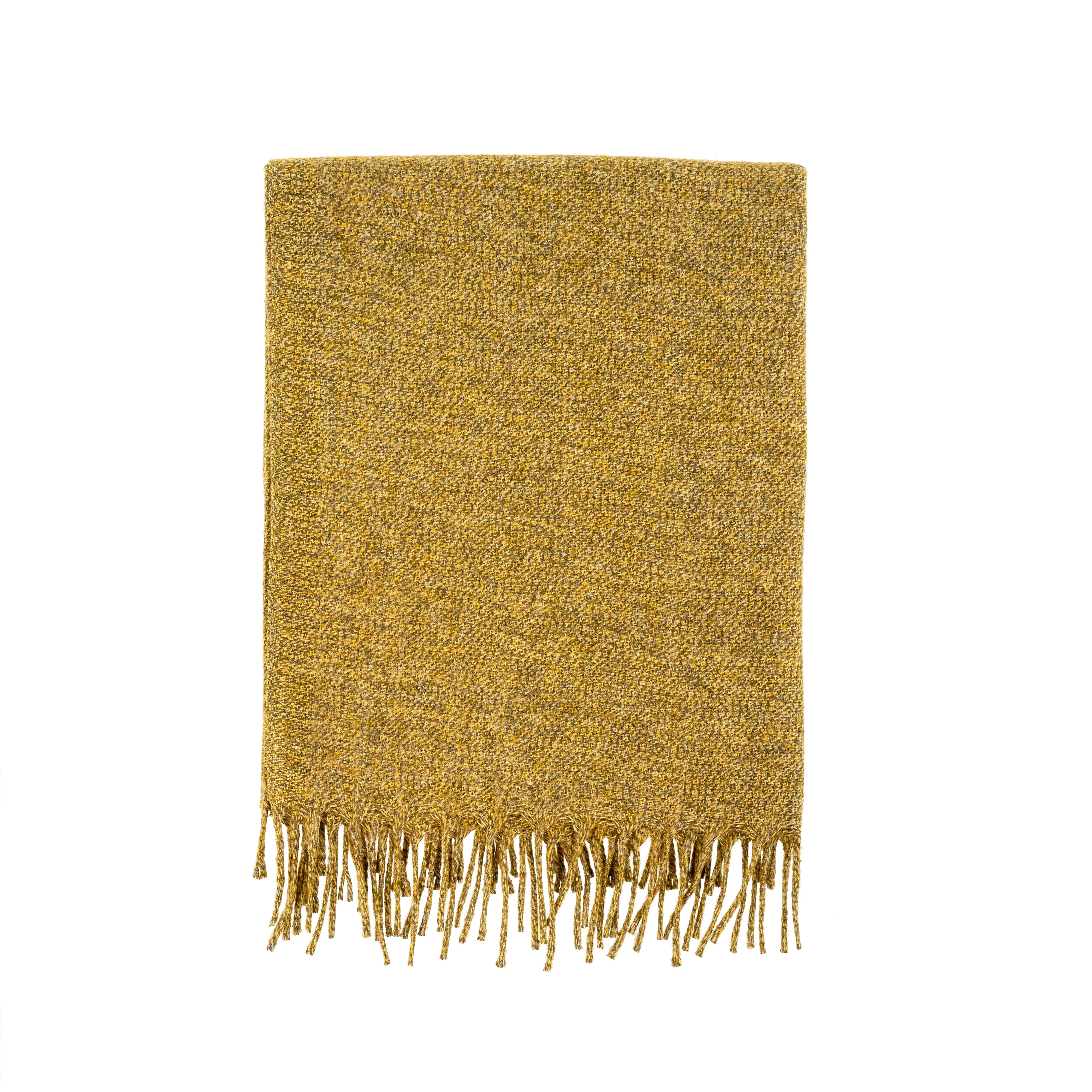 Adair Wool Blend Throw, Olive - Image 1