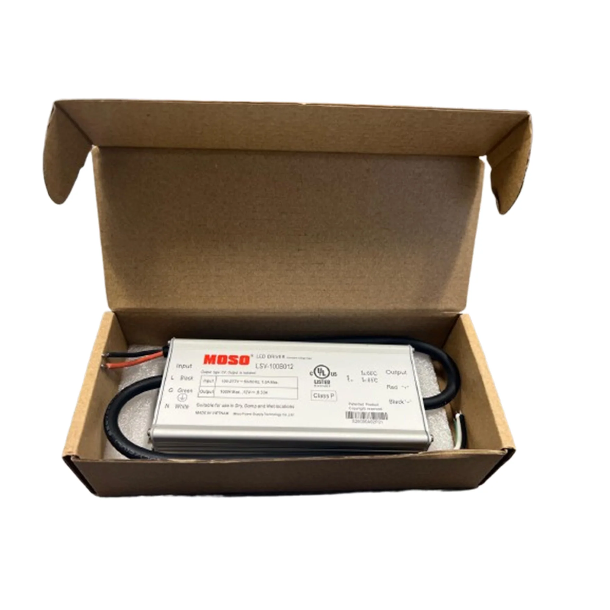 MOSO LSV-100B012 Constant Voltage LED Driver - 100W - 12V - Image 2