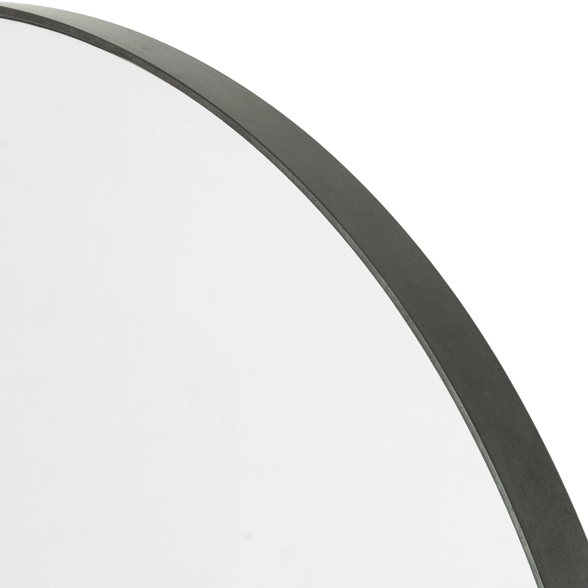 Bellvue Round Mirror - Rustic Black - Image 2