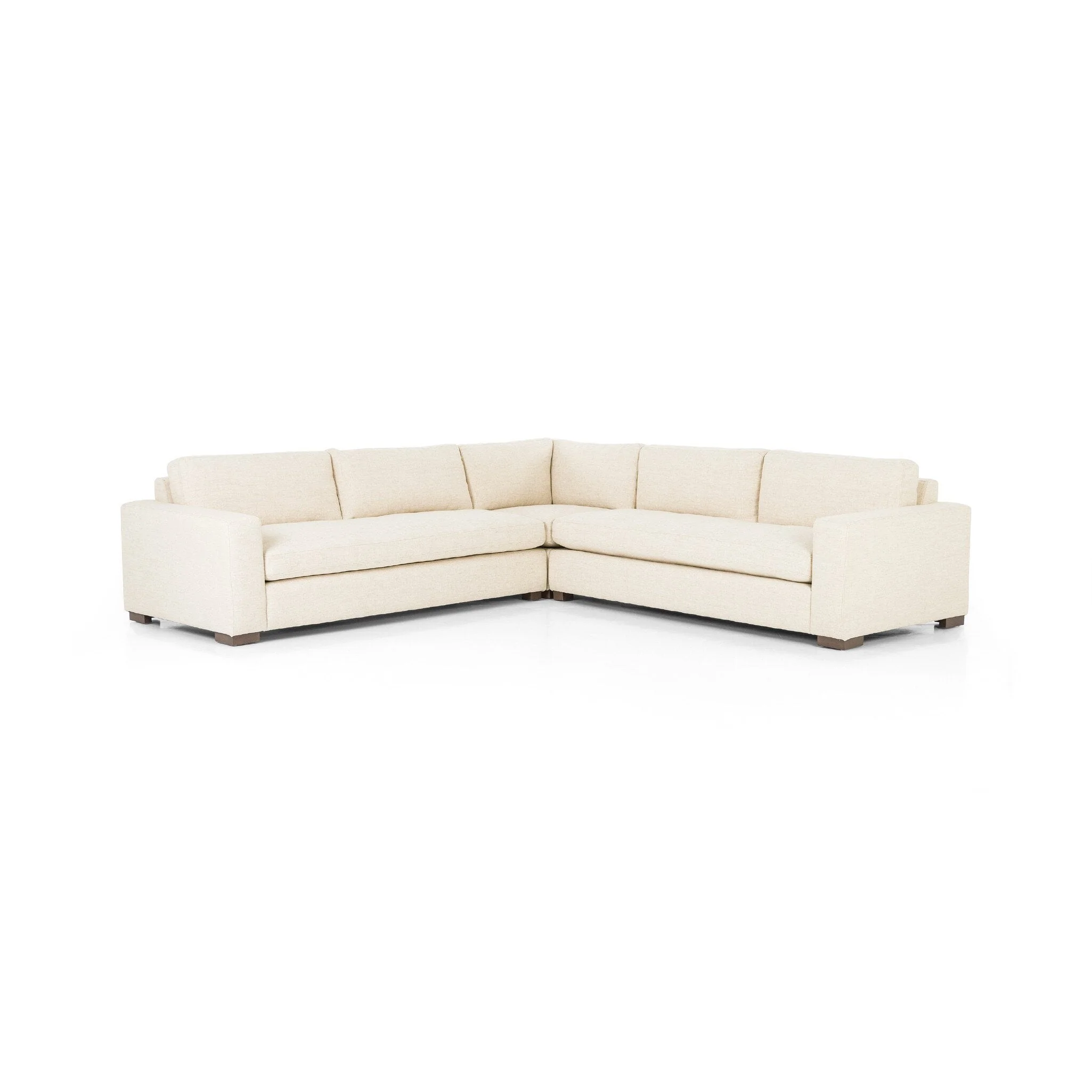 Boone 3-Piece Sectional - Thames Cream - Image 1