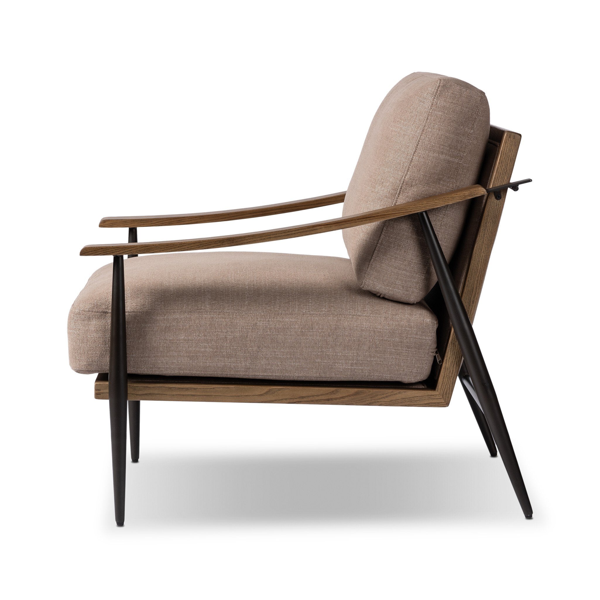 Kennedy Chair - Crypton Nomad Taupe - Image 3