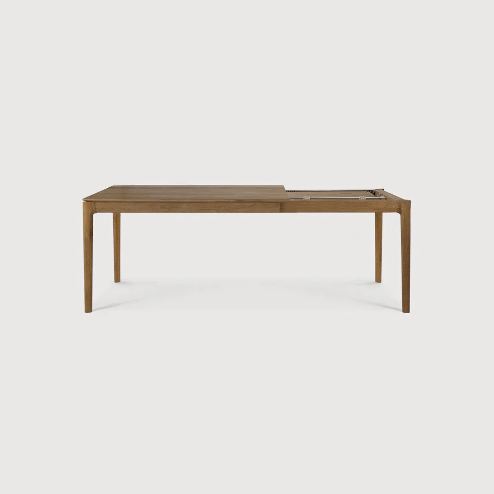 Bok Extendable Dining Table | Teak | Rectangular | 55"|87" X 35" - Image 3