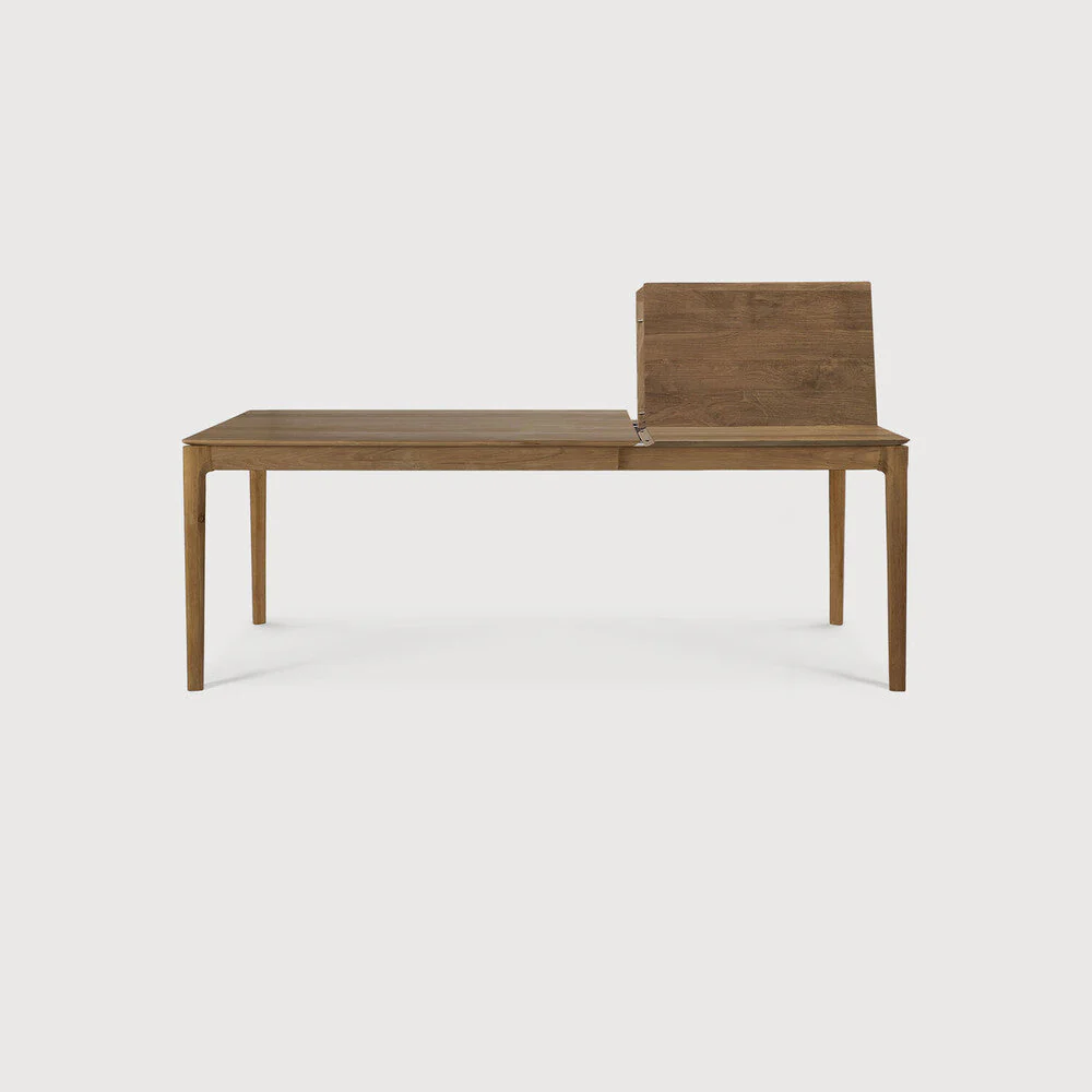 Bok Extendable Dining Table | Teak | Rectangular | 55"|87" X 35" - Image 2