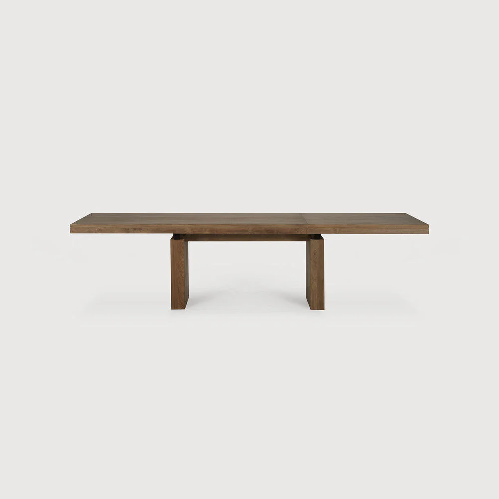 Double Extendable Dining Table | Teak | Rectangular
