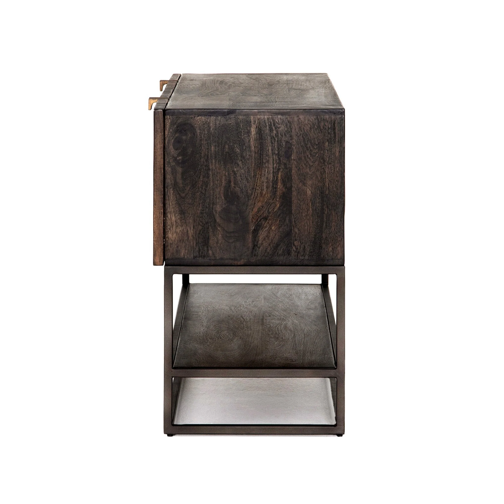 Kelby Small Media Console - Vintage Brown - Image 3