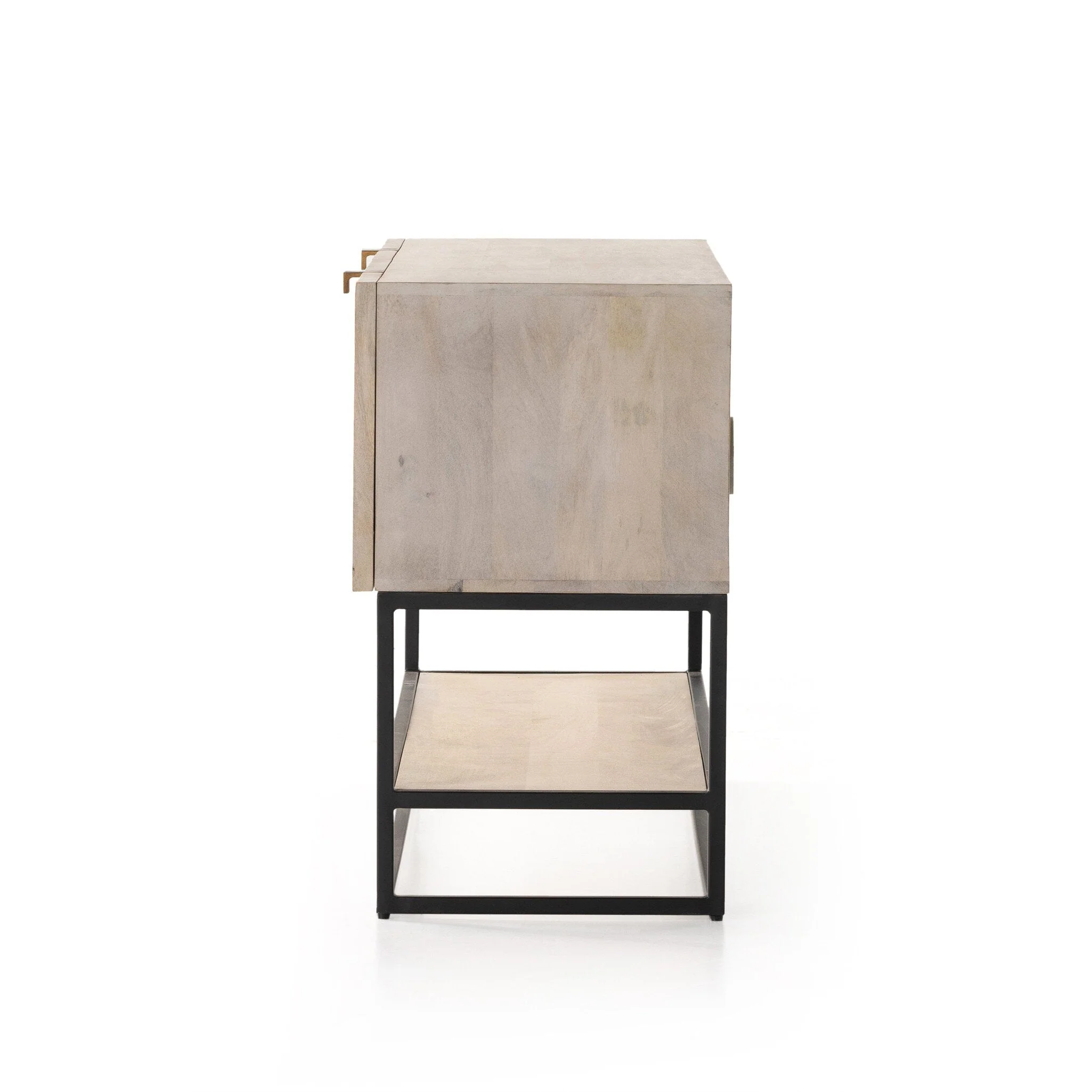 Kelby Small Media Console - Light Wash Mango - Image 3
