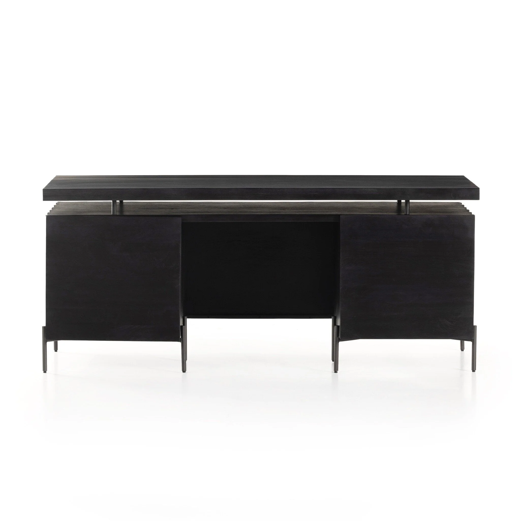 Raffael Desk – Carved Black Wash