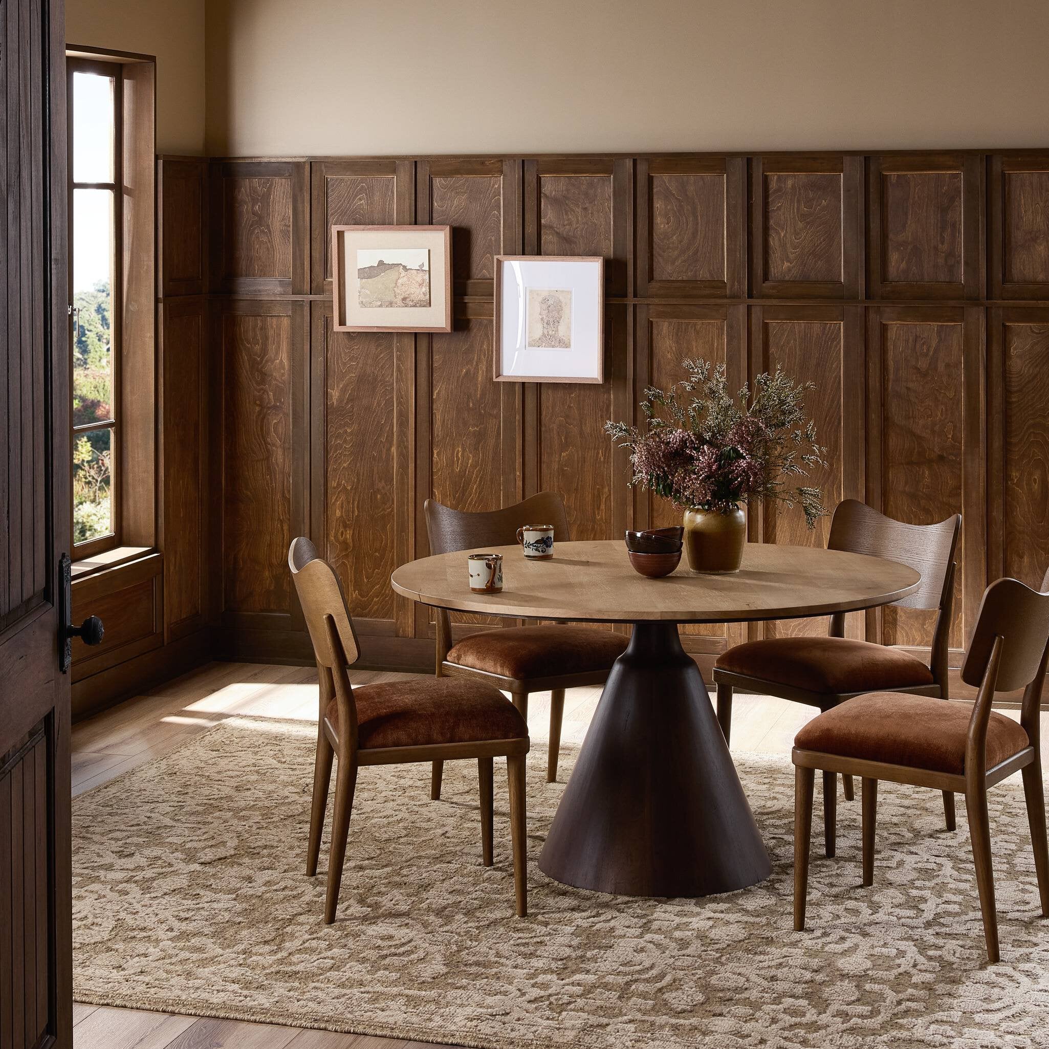 Bronx Dining Table - Light Brushed Parawood - Image 2