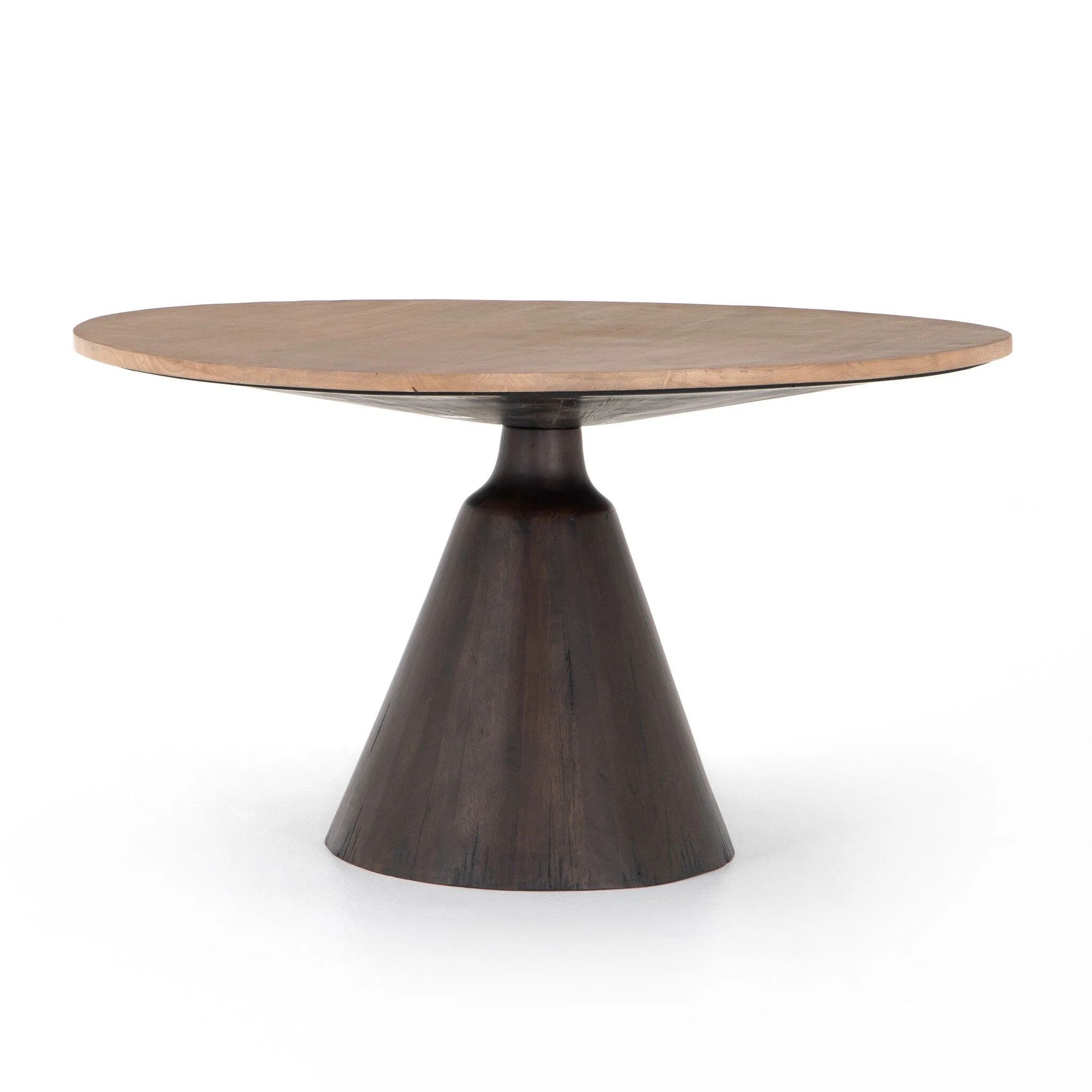 Bronx Dining Table - Light Brushed Parawood - Image 1