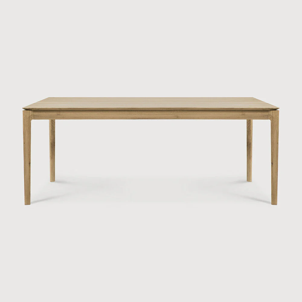Bok Dining Table | Varnished Oak | Rectangular | 79" X 37" - Image 1