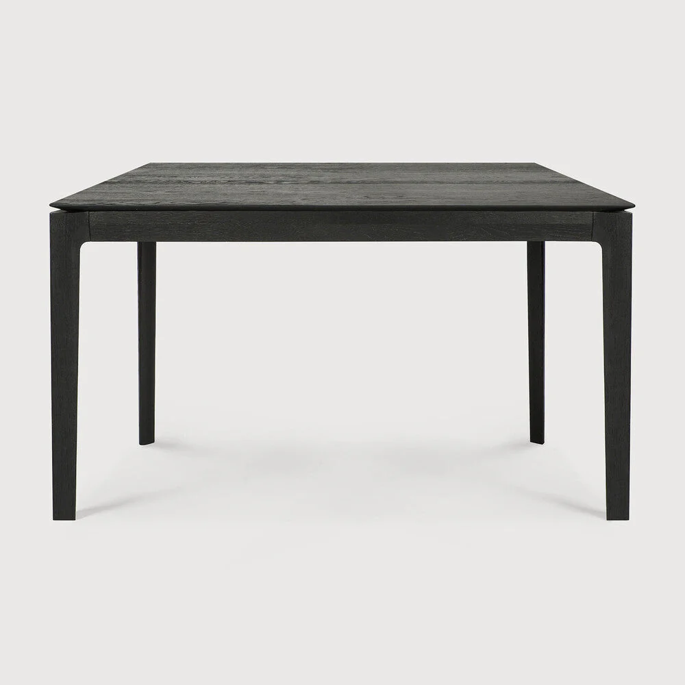 Bok Dining Table | Varnished Oak | Black | Rectangular | 55" X 31" - Image 1