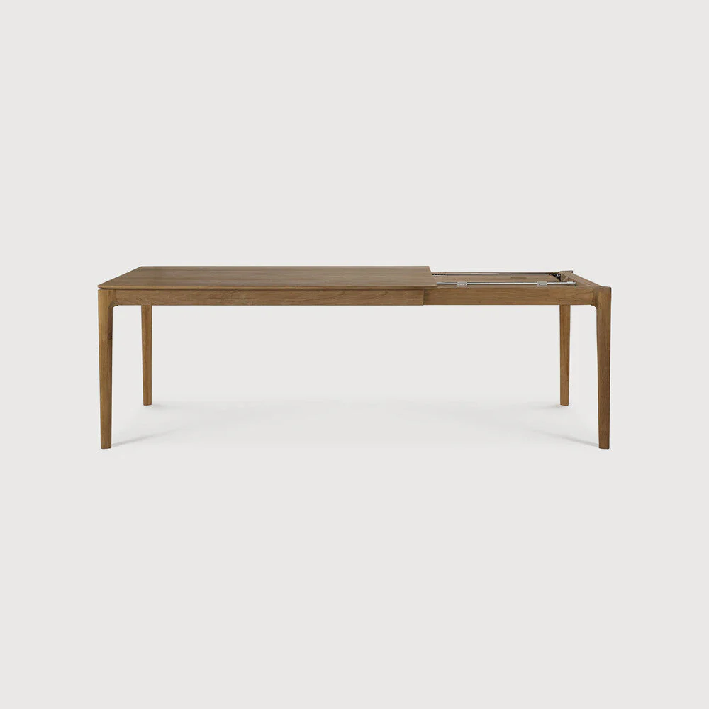 Bok Extendable Dining Table | Teak | Rectangular | 63"|94" X 35" - Image 3