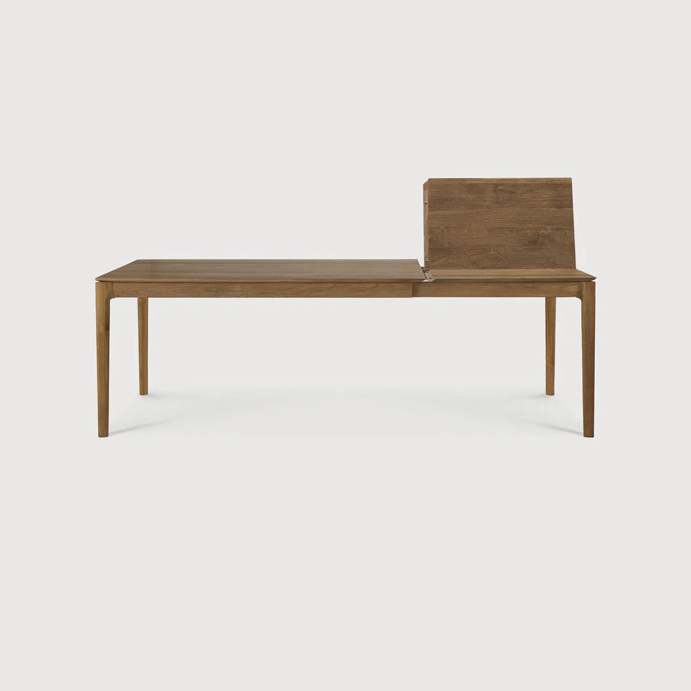 Bok Extendable Dining Table | Teak | Rectangular | 63"|94" X 35" - Image 2