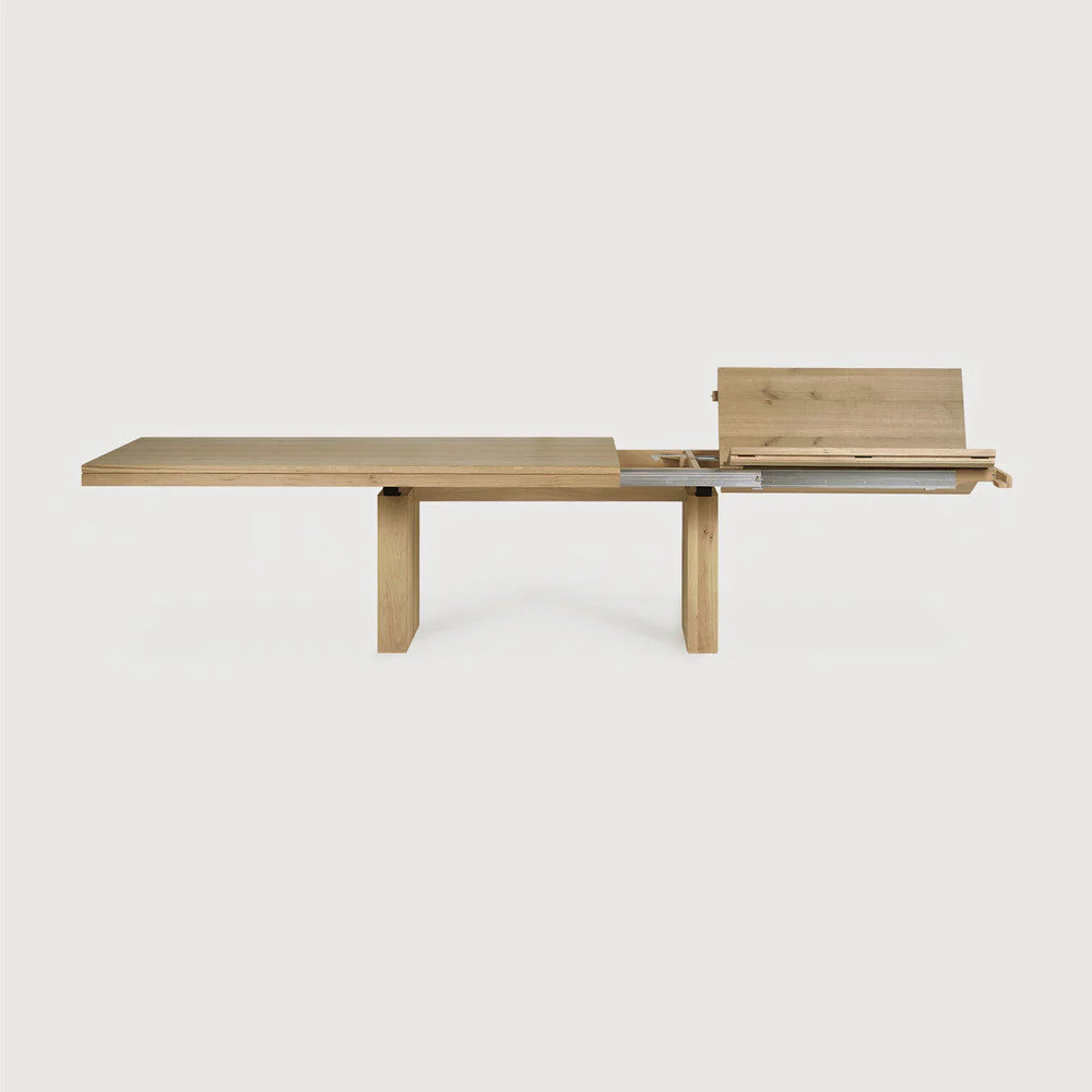 Double Extendable Dining Table | Oak | Rectangular - Image 2