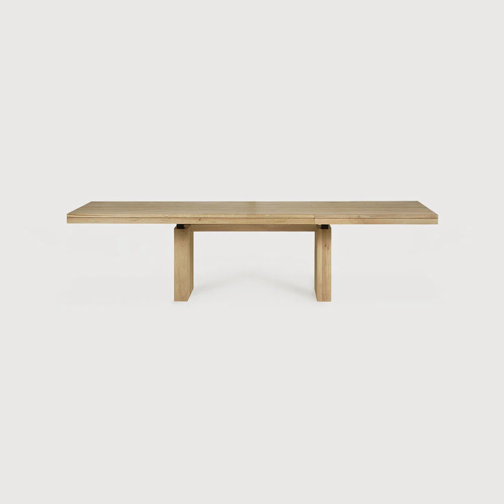 Double Extendable Dining Table | Oak | Rectangular