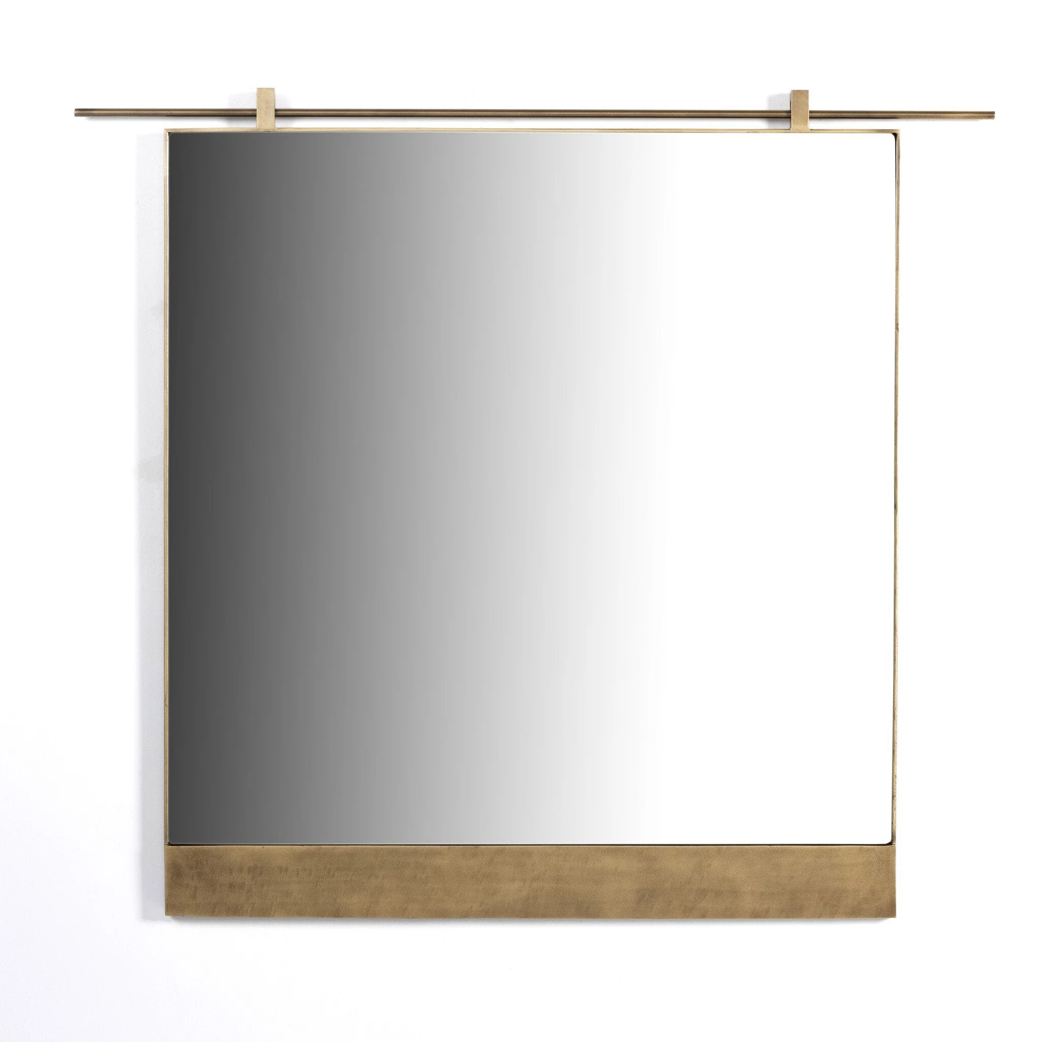 Chico Mirror - Antique Brass - Image 1