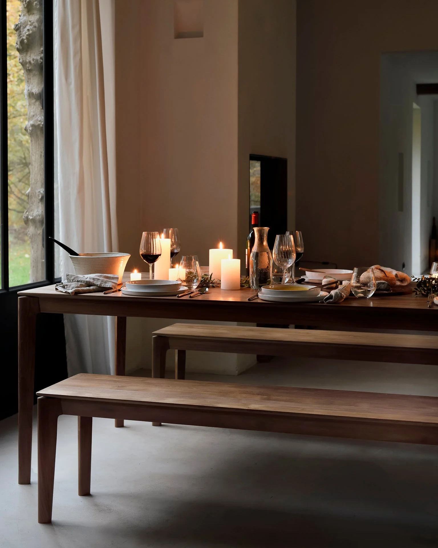 Bok Bench | Teak | 50" X 14" - Image 2