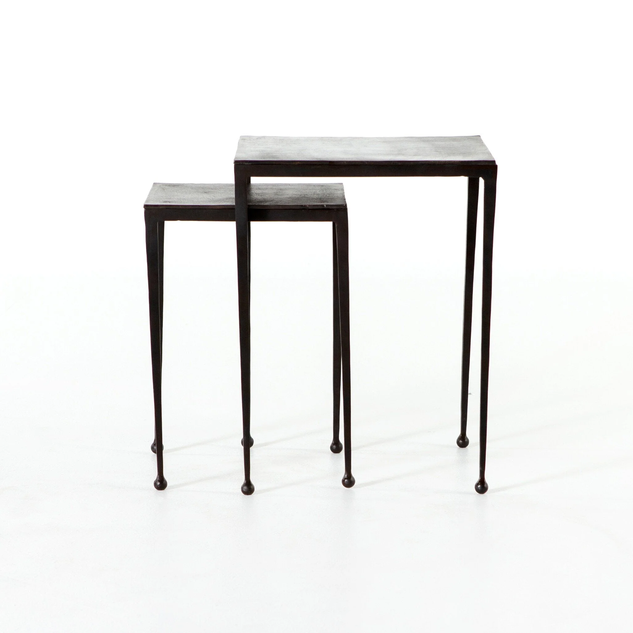 Dalston Nesting End Table Set – Antique Rust
