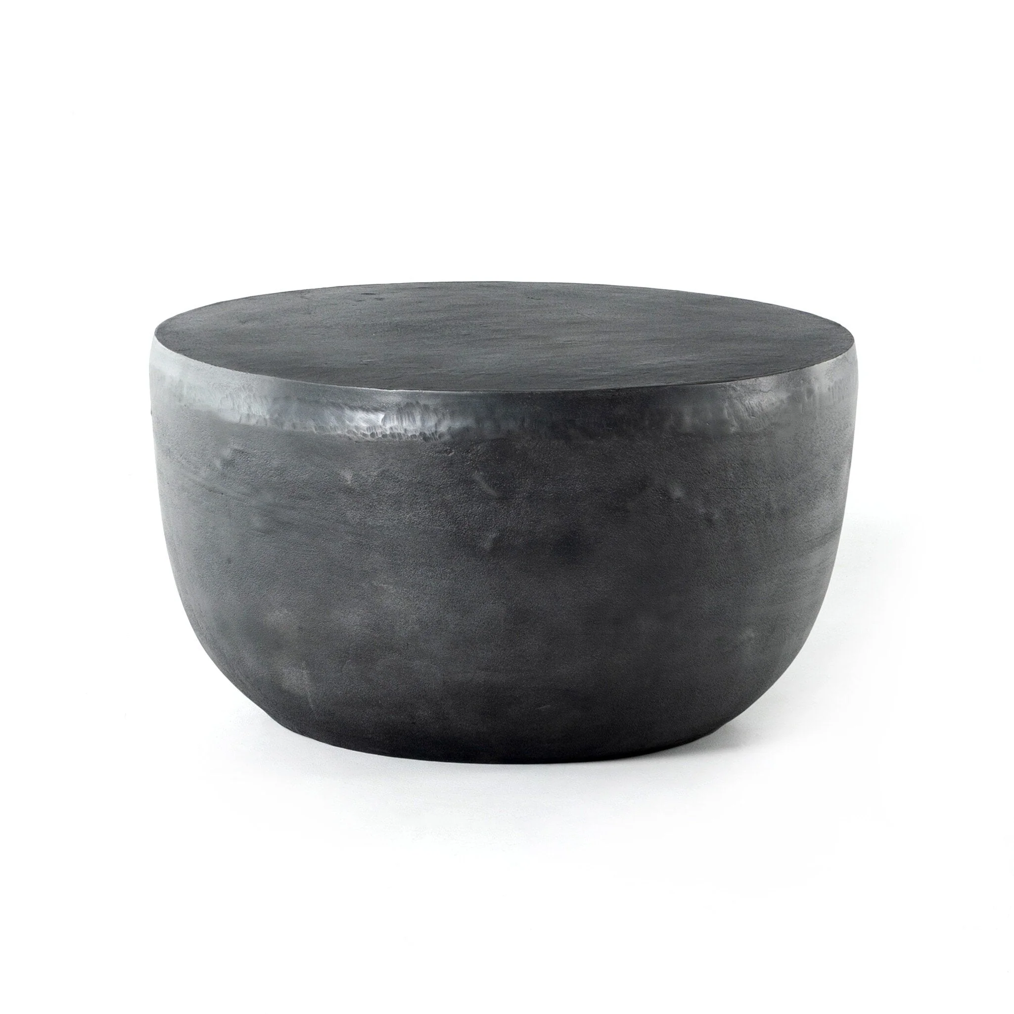 Basil Outdoor End Table – Aged Grey