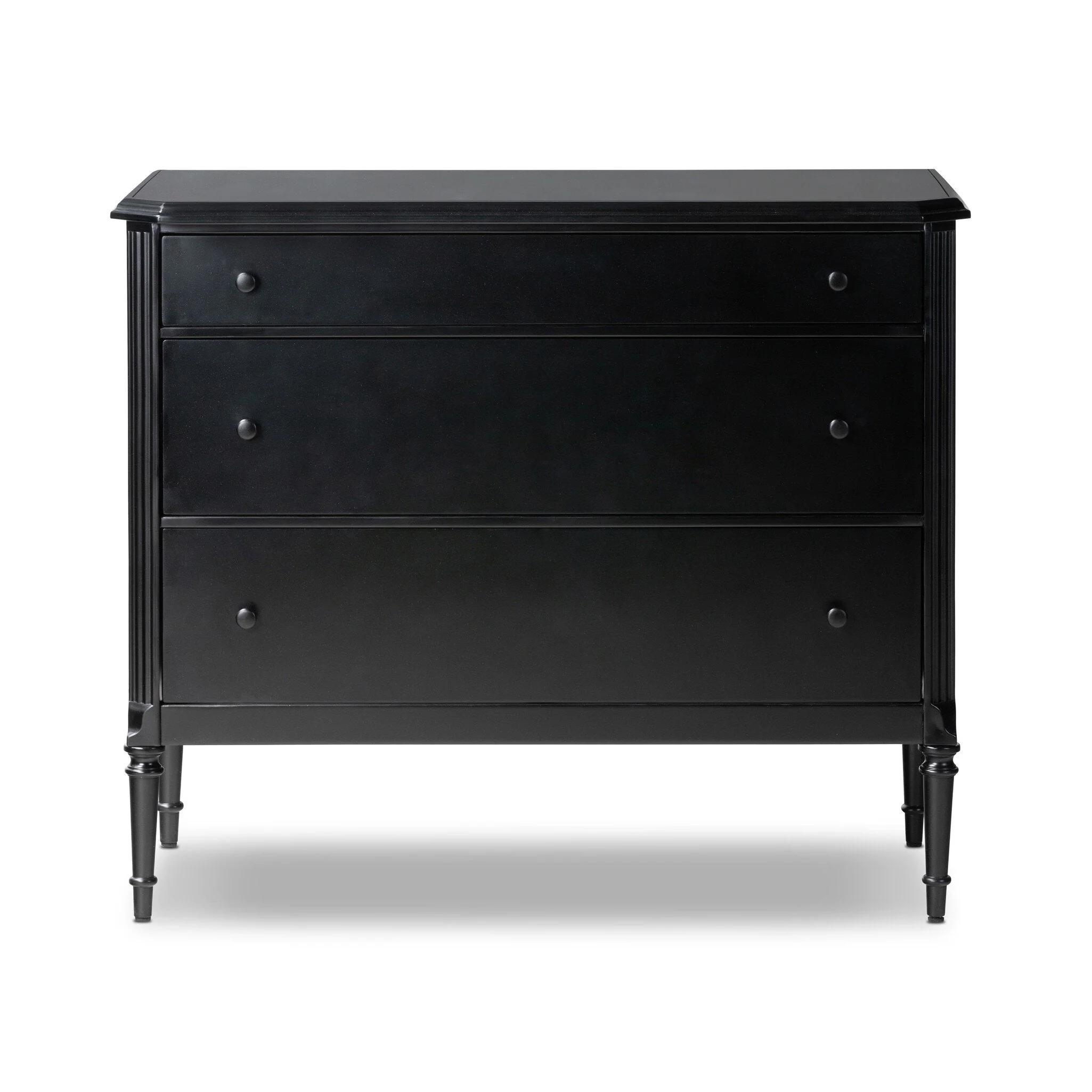Lendon 3 Drawer Dresser – Black