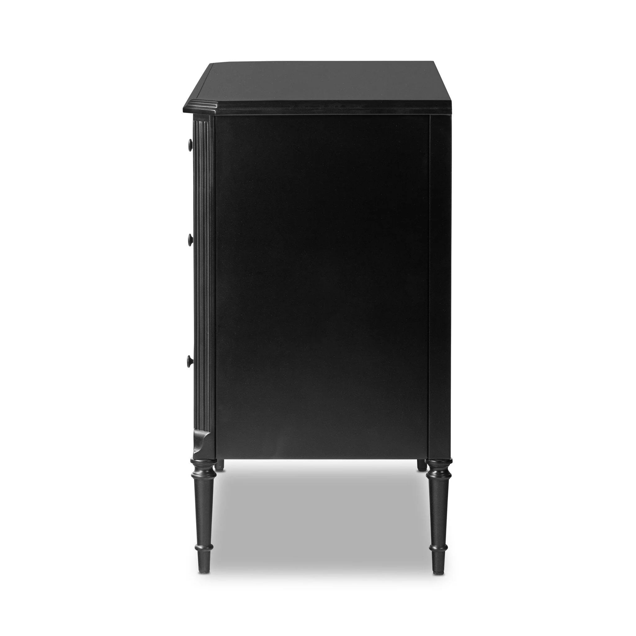 Lendon 3 Drawer Dresser - Black - Image 3